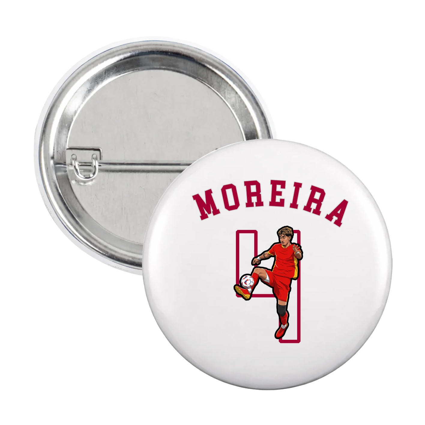 Game Day Button — Shirsey Arch in White