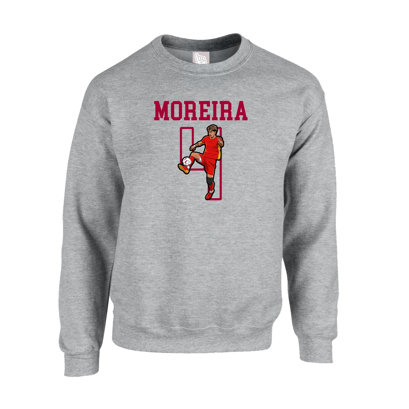 Fleece Crew — Shirsey in Grey