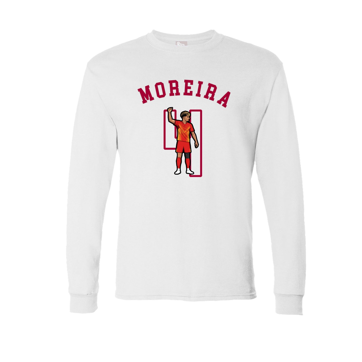 Long Sleeve Tee — Shirsey Arch in White