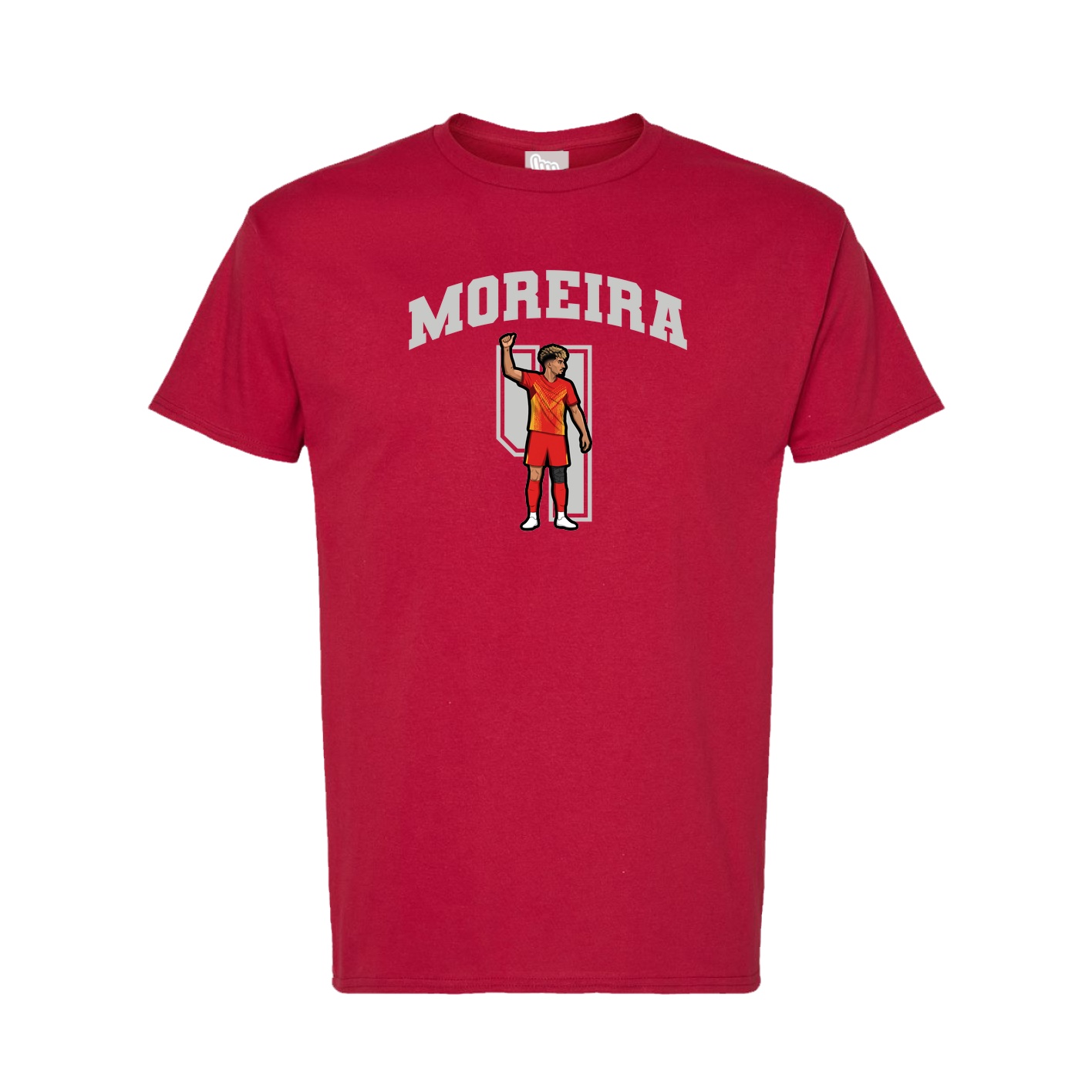 Tee — Number in Crimson