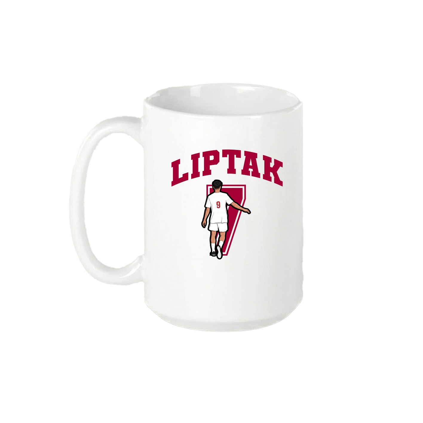 15oz Coffee Mug — Number in White