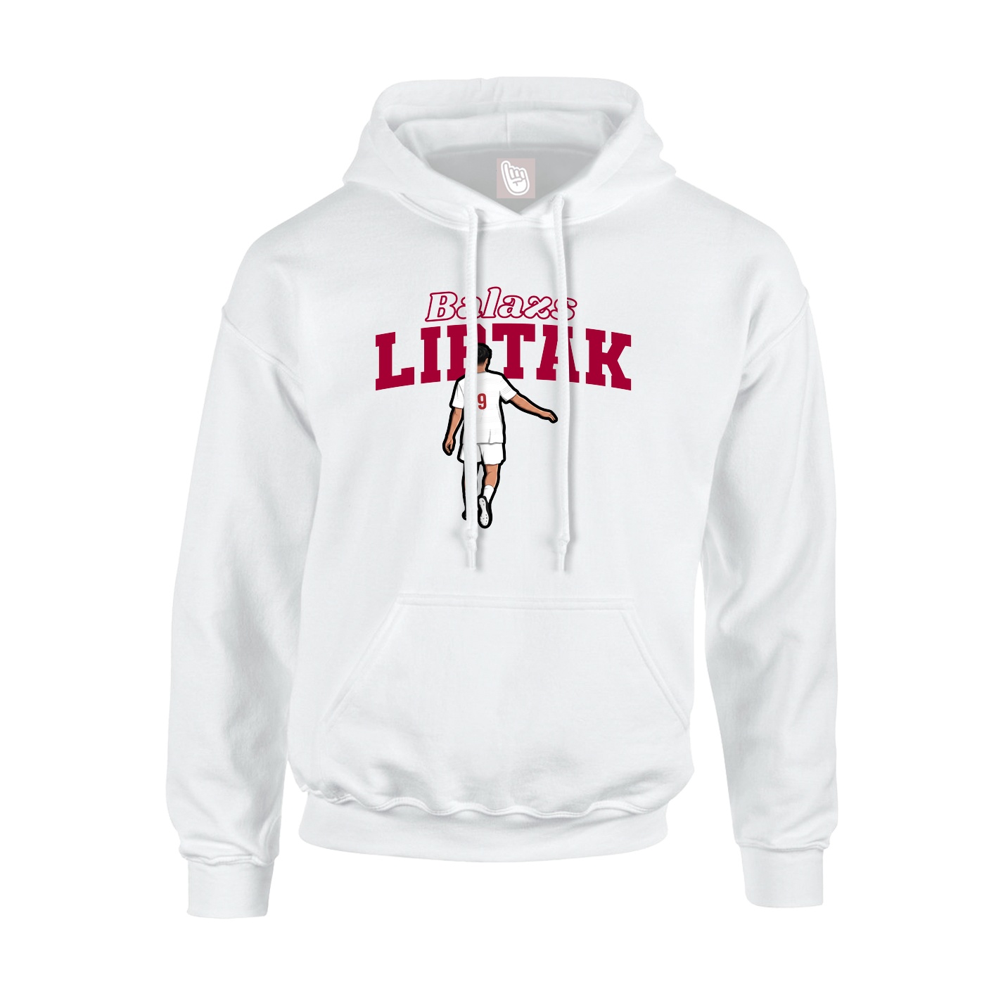 Hoodie — Name Arch in White