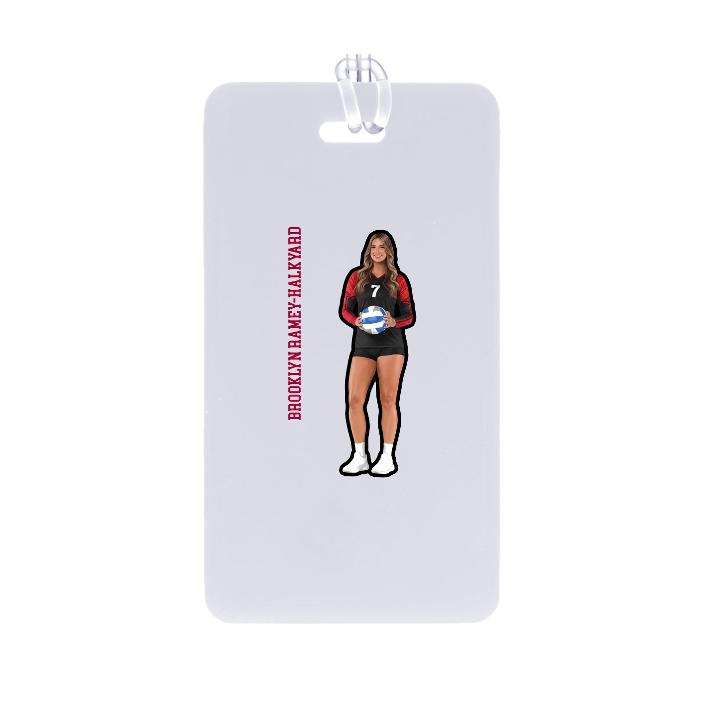 Bag Tag — Name Vertical in Classic