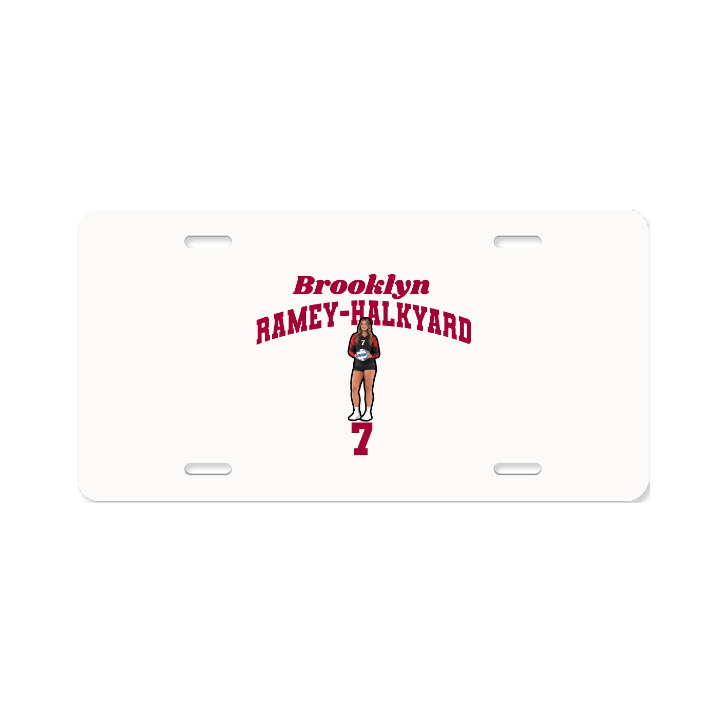 License Plate — Signature Arch in Classic