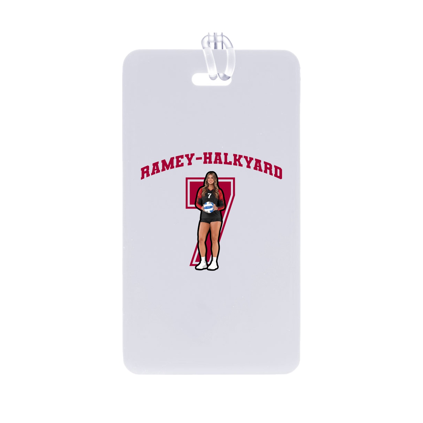 Bag Tag — Number in Classic