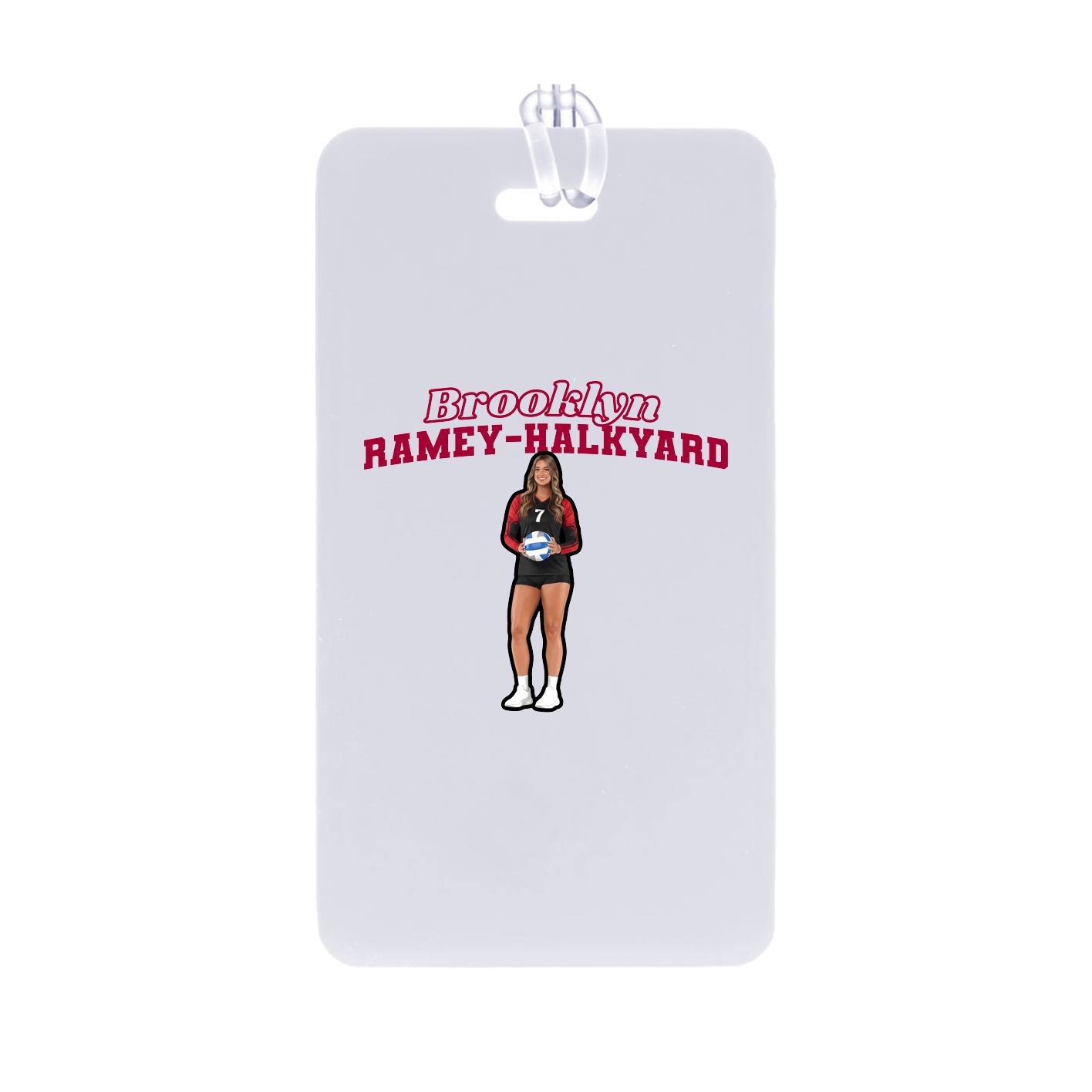 Bag Tag — Name Arch in Classic