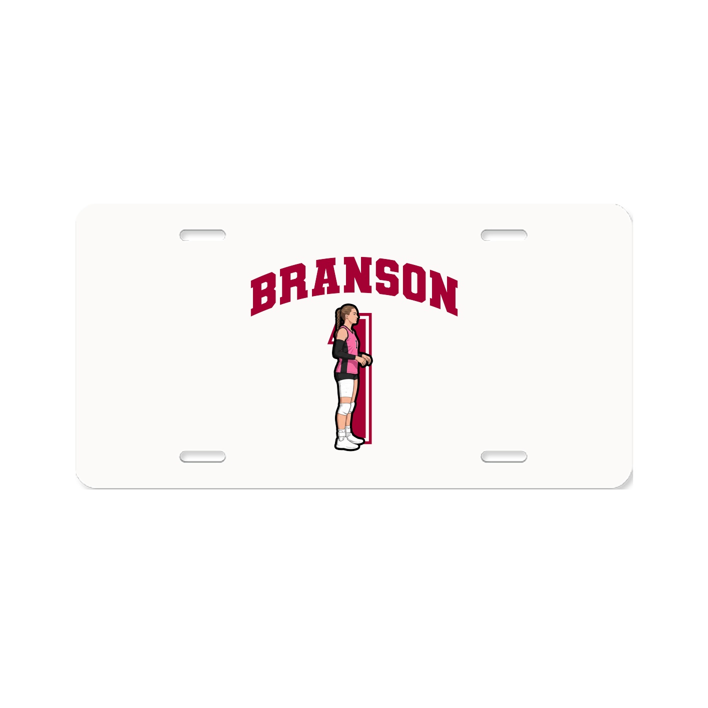 License Plate — Number in Classic