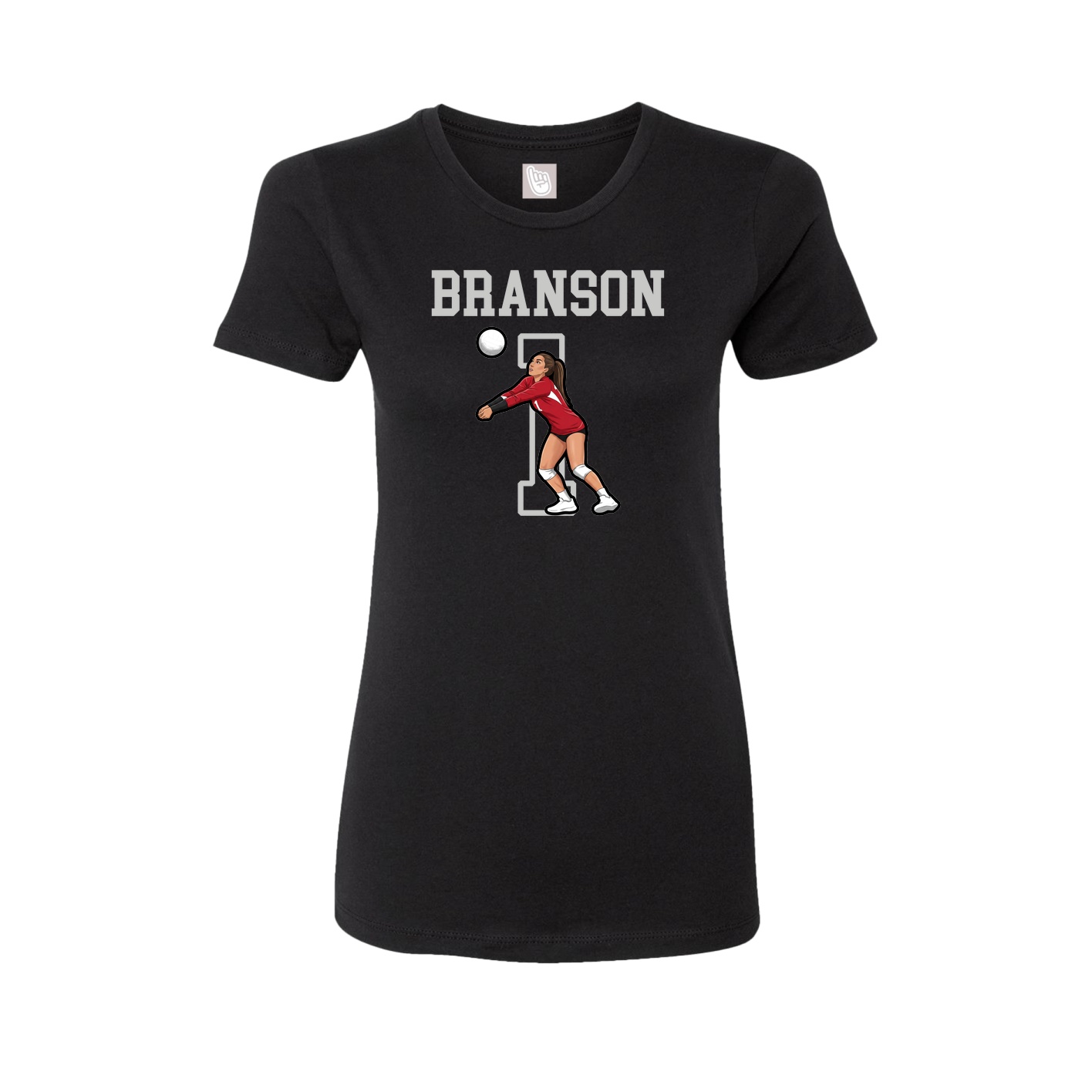 Fitted Women's Tee — Shirsey in Black