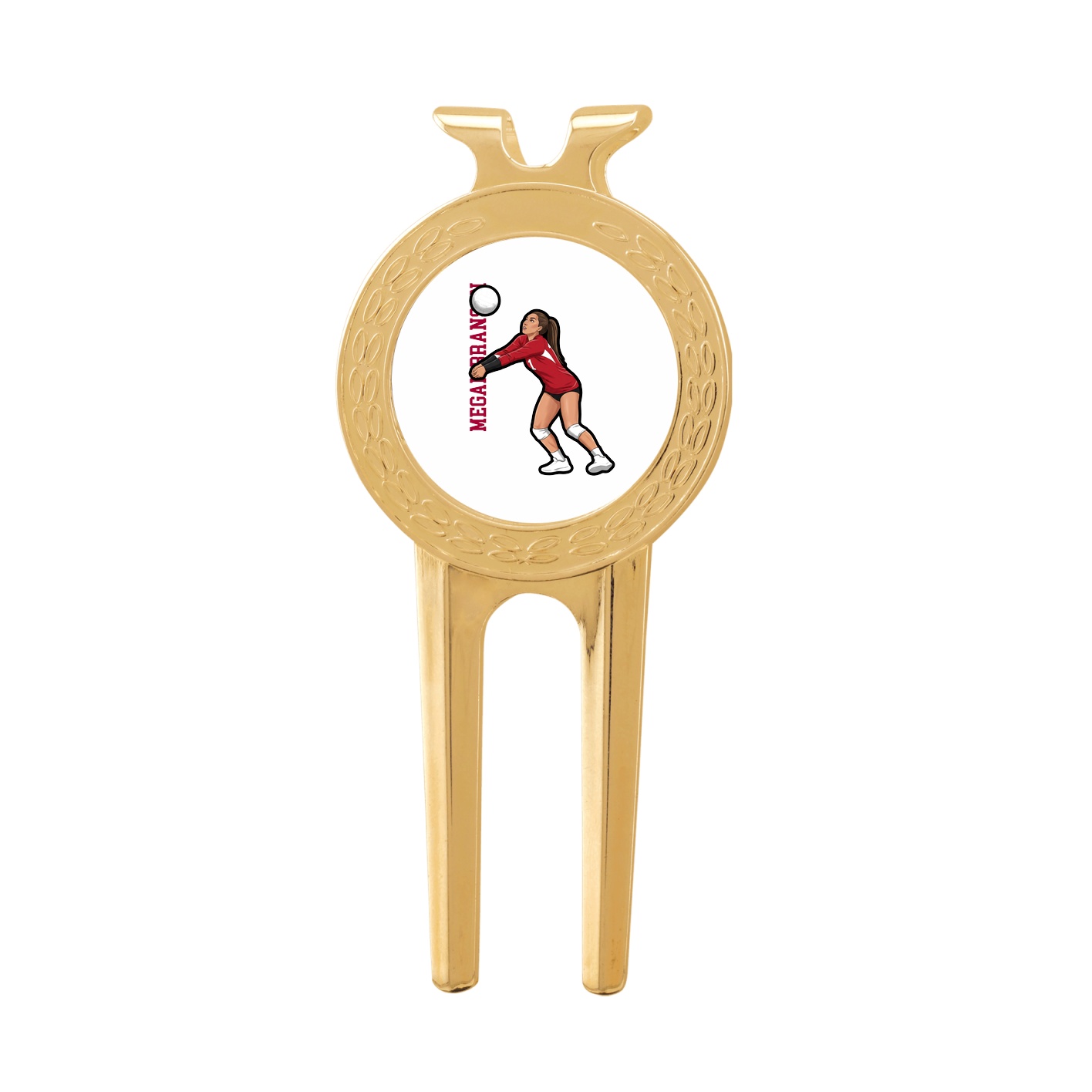 Divot Tool with Ball Marker — Name Vertical in Classic