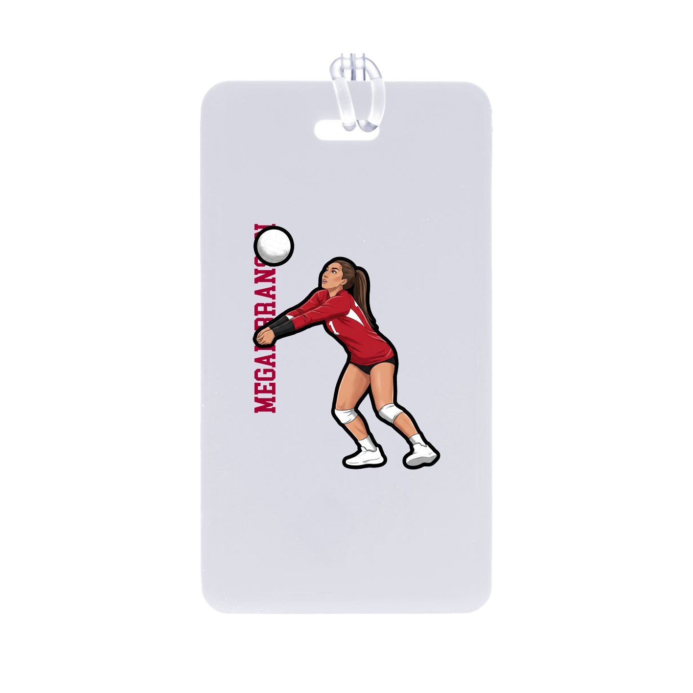 Bag Tag — Name Vertical in Classic