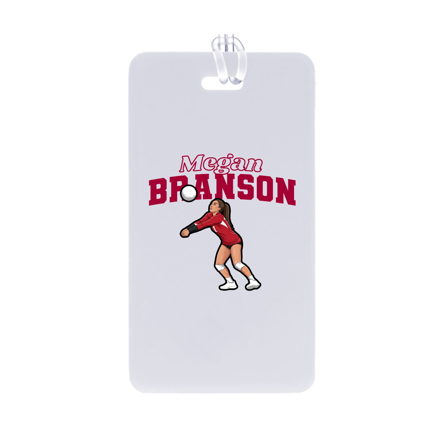 Bag Tag — Name Arch in Classic