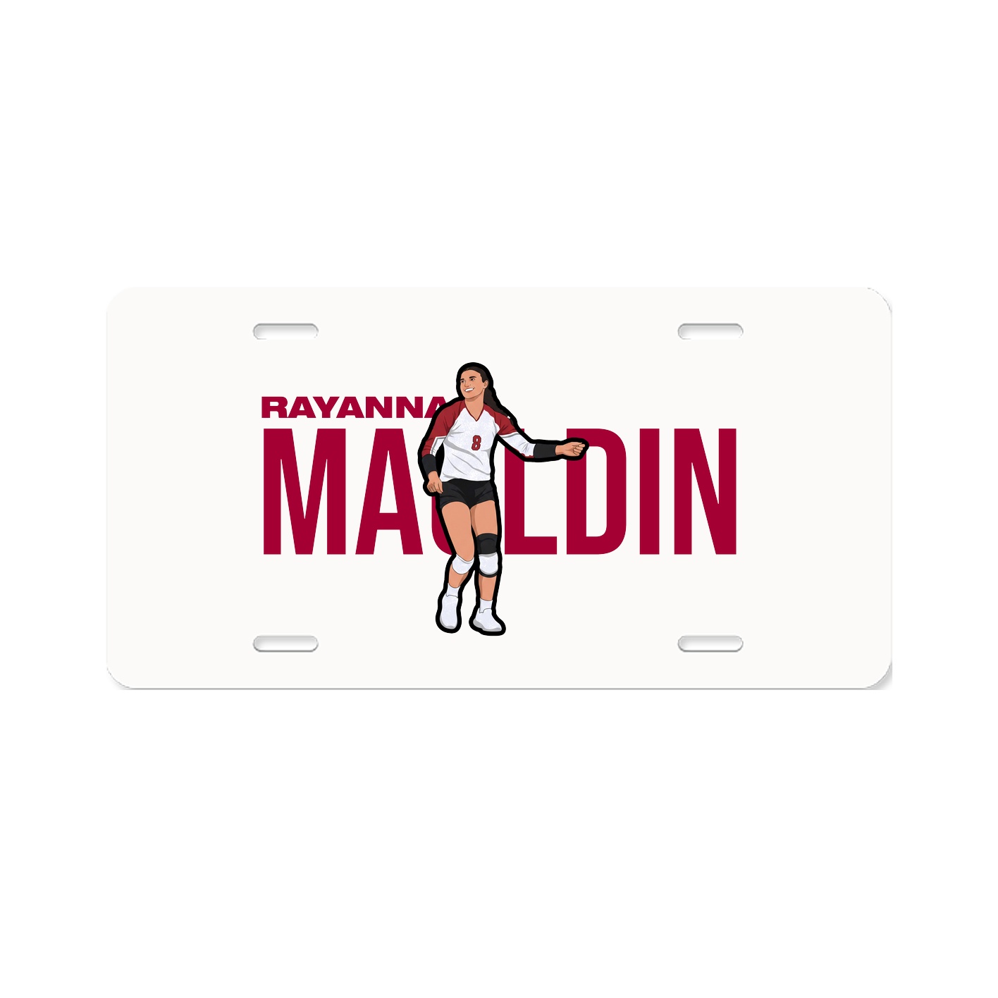 License Plate — Player Name in Classic
