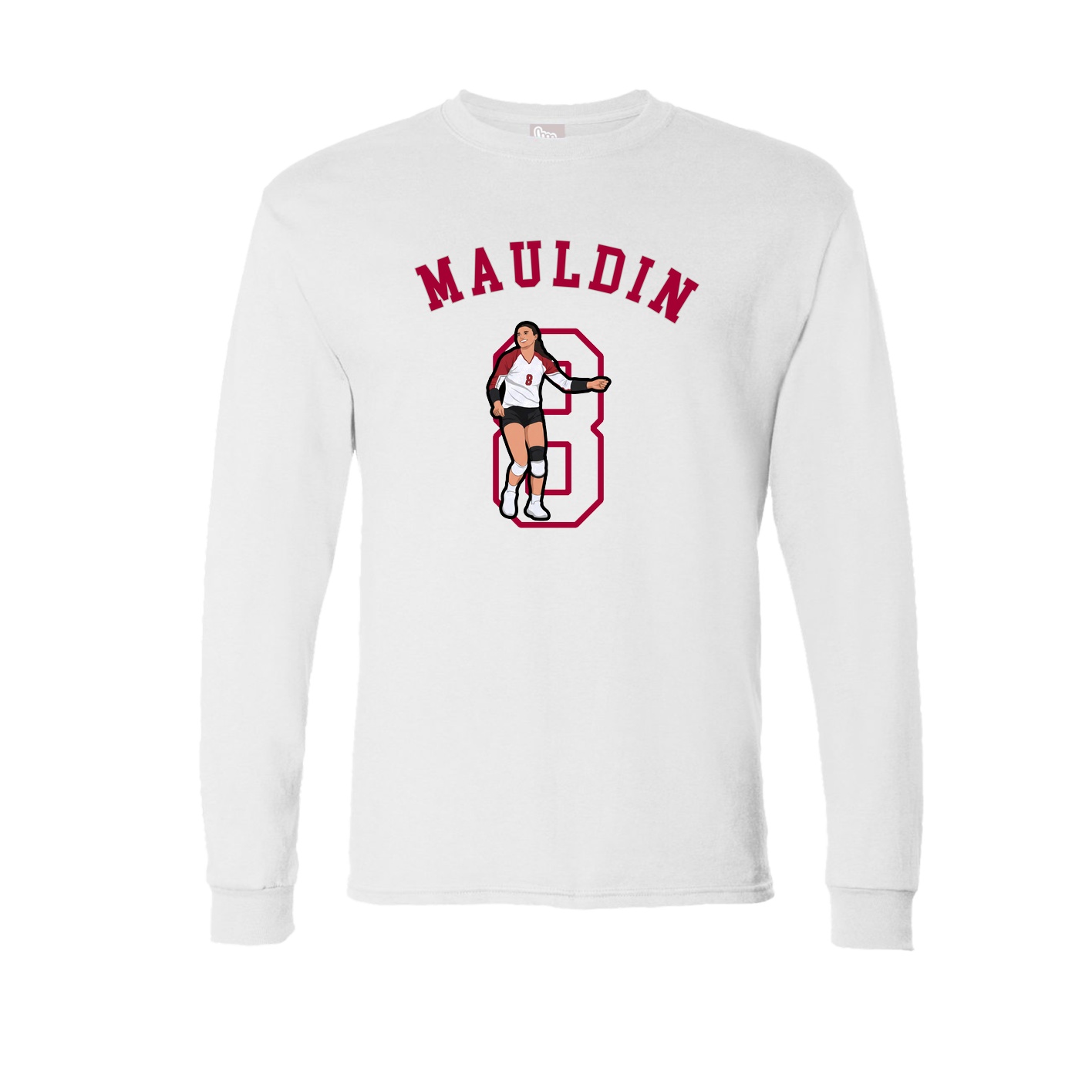 Long Sleeve Tee — Shirsey Arch in White