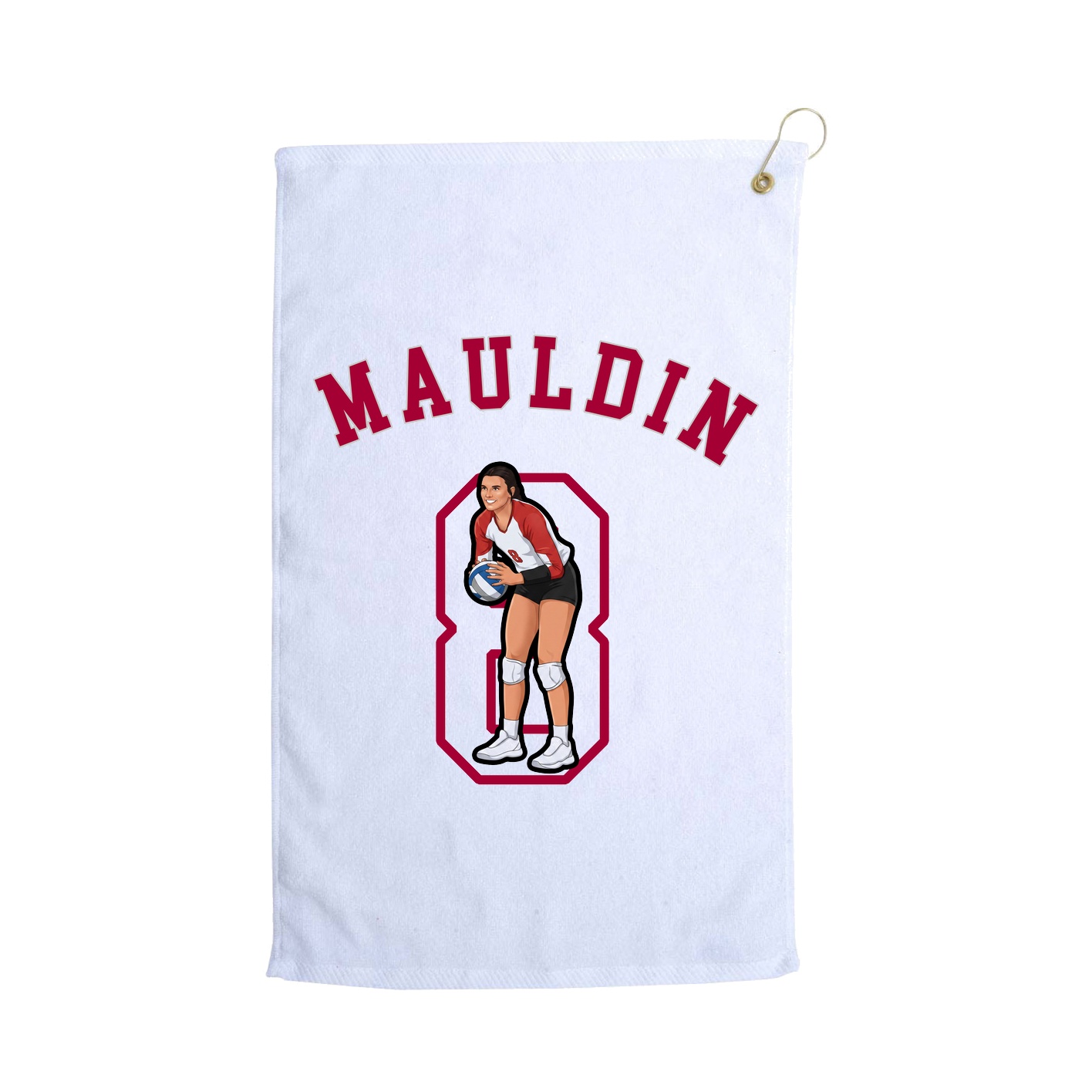 Golf Towel — Shirsey Arch in White