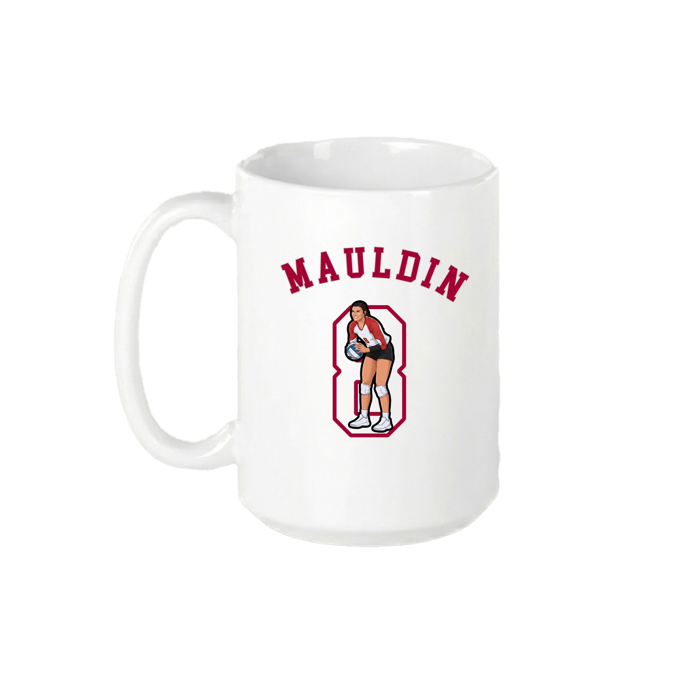 15oz Coffee Mug — Shirsey Arch in White