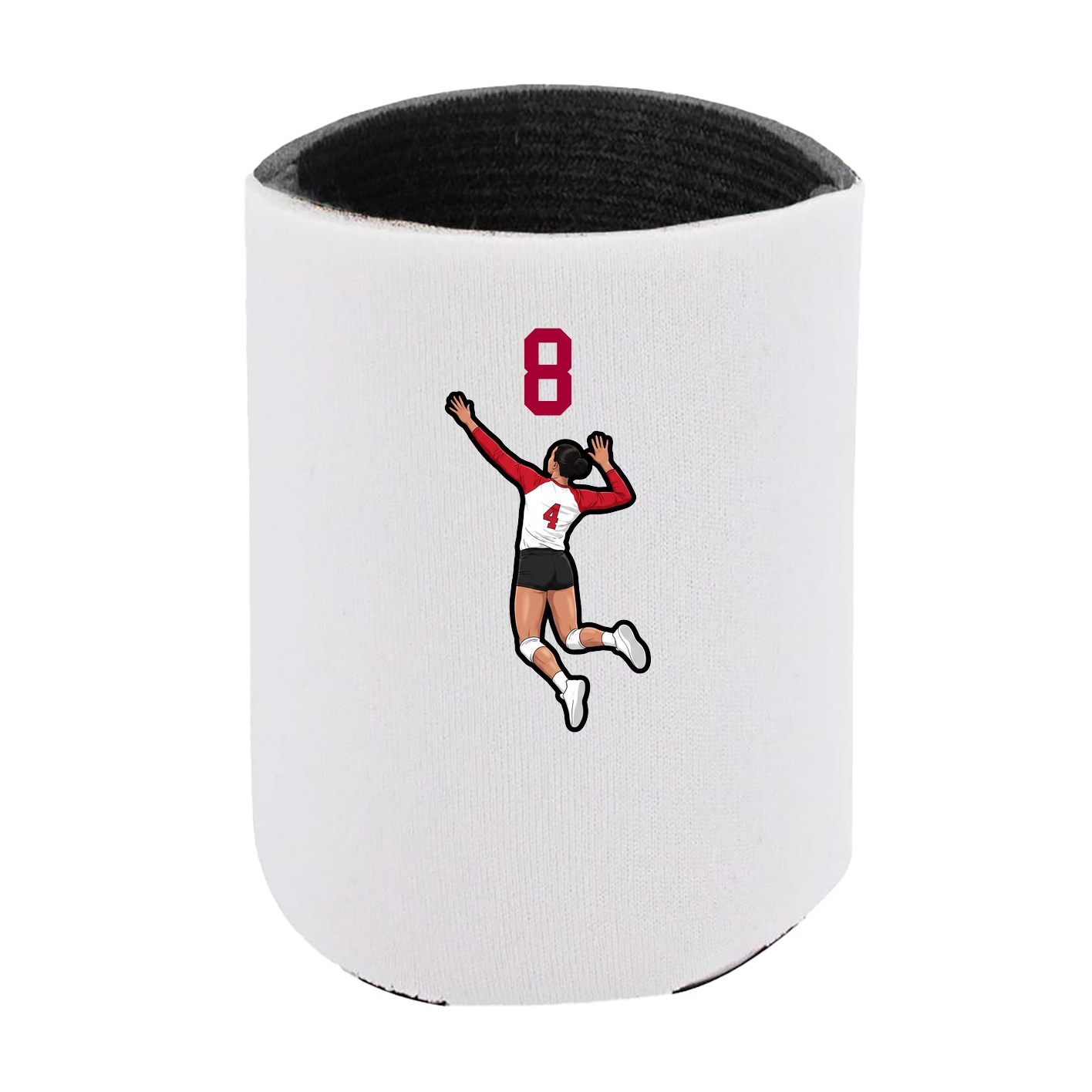 Can Holder — Number Top in White