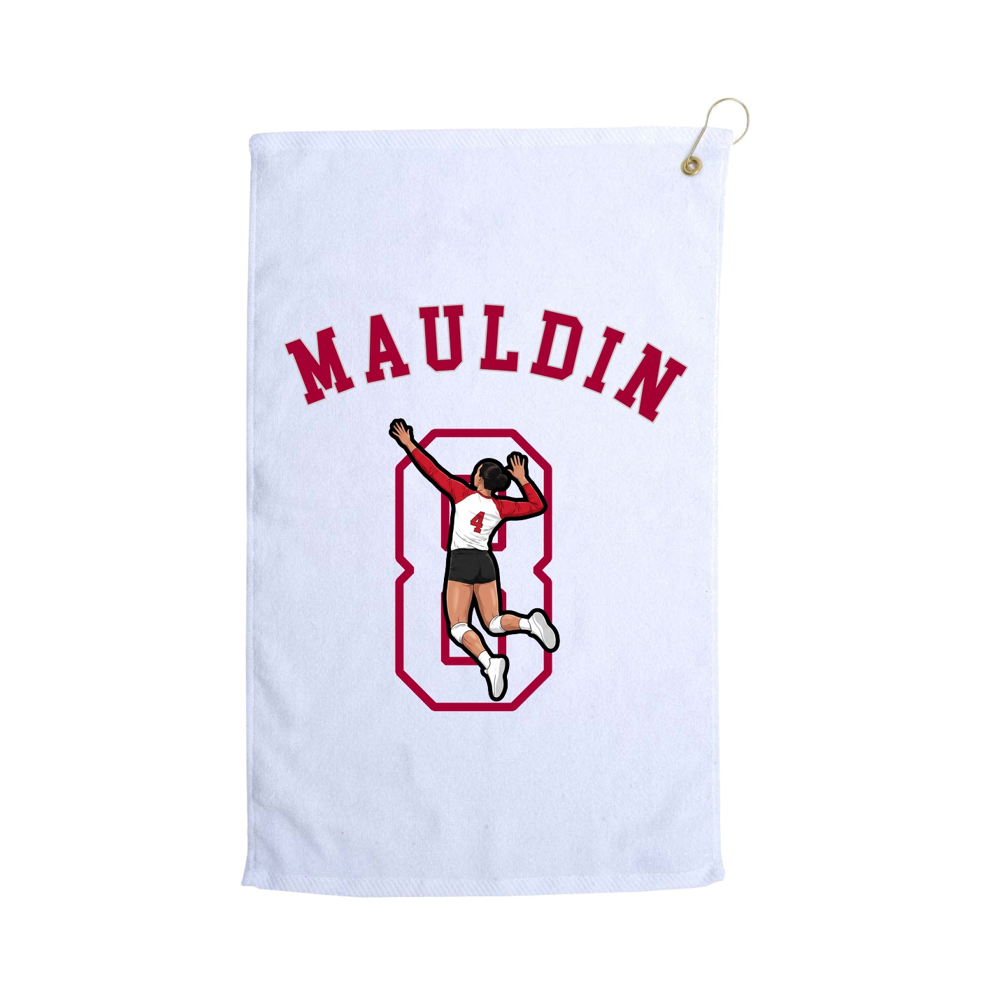 Golf Towel — Shirsey Arch in White