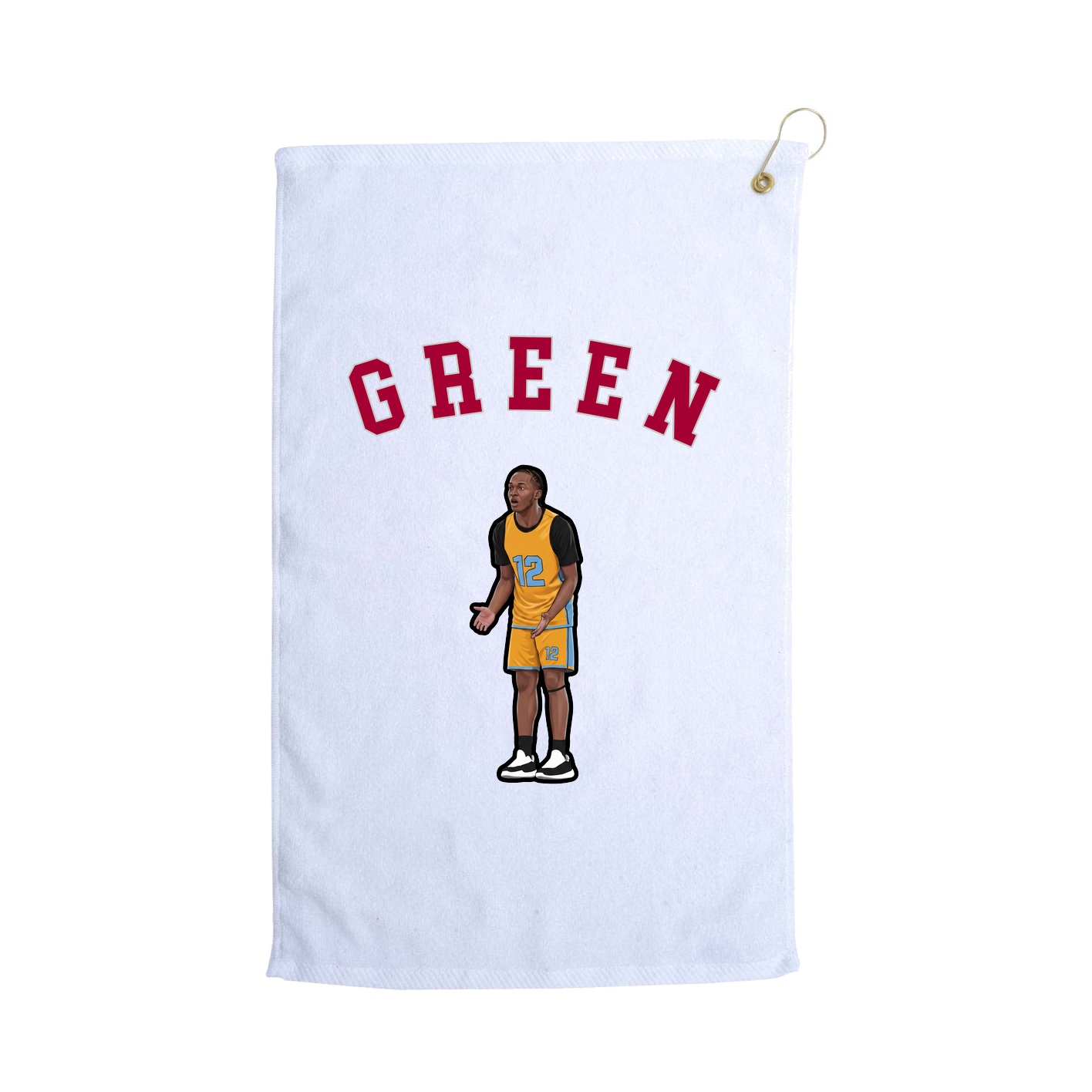 Golf Towel — Shirsey Arch in White