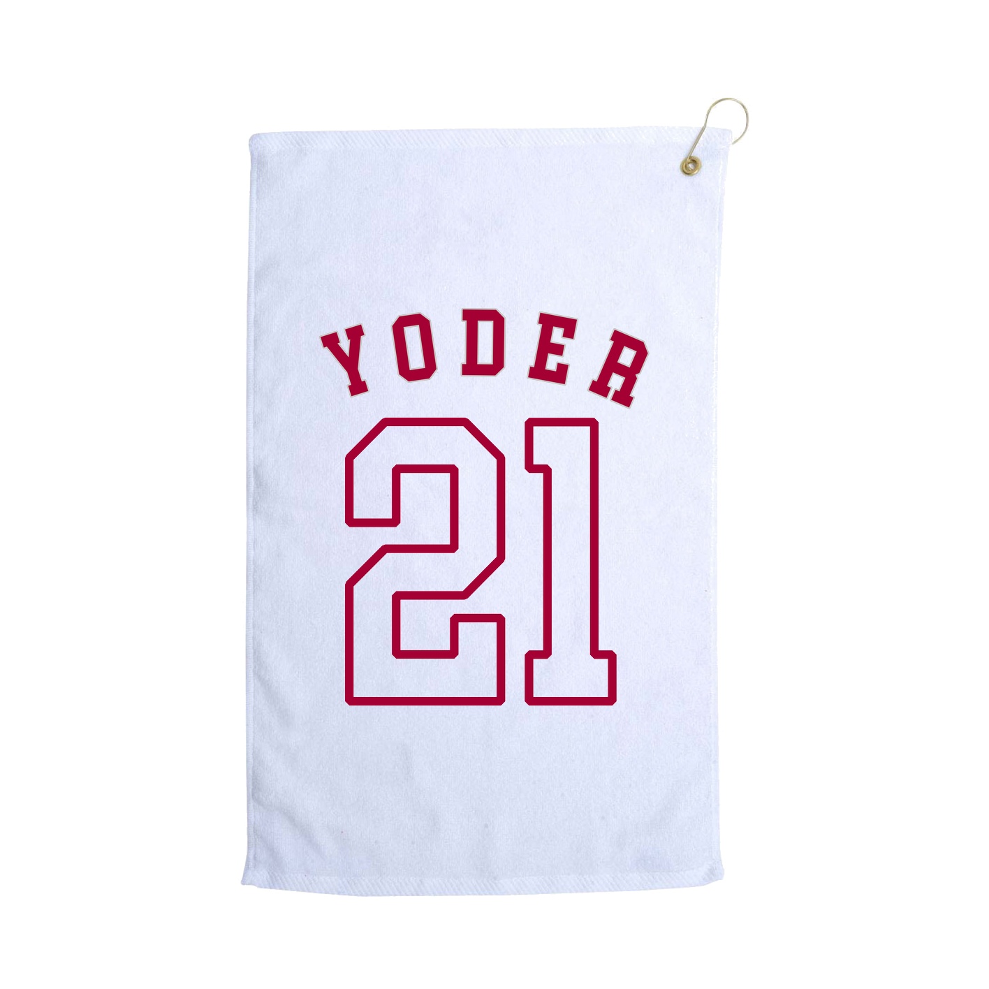 Golf Towel — Shirsey Arch in White