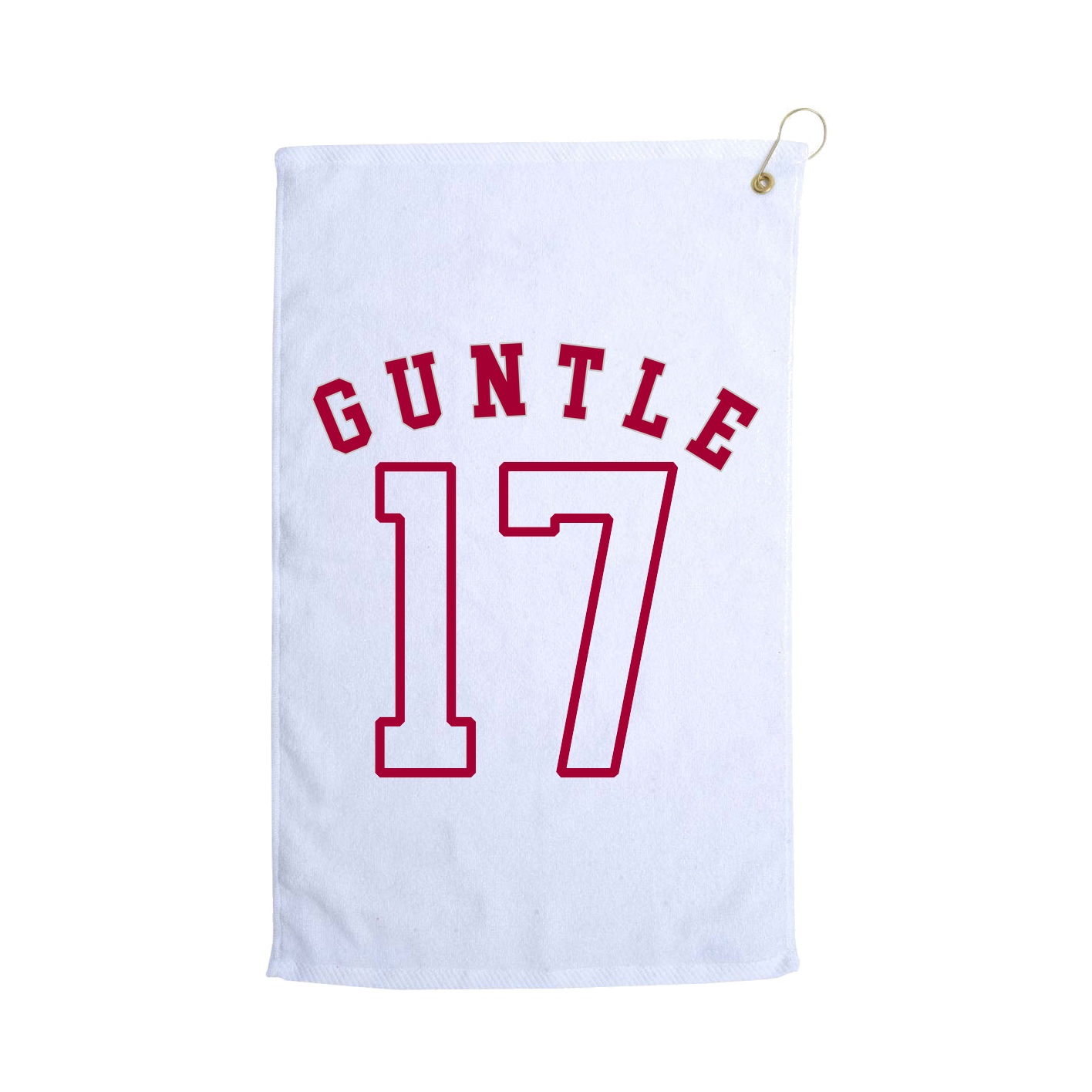 Golf Towel — Shirsey Arch in White