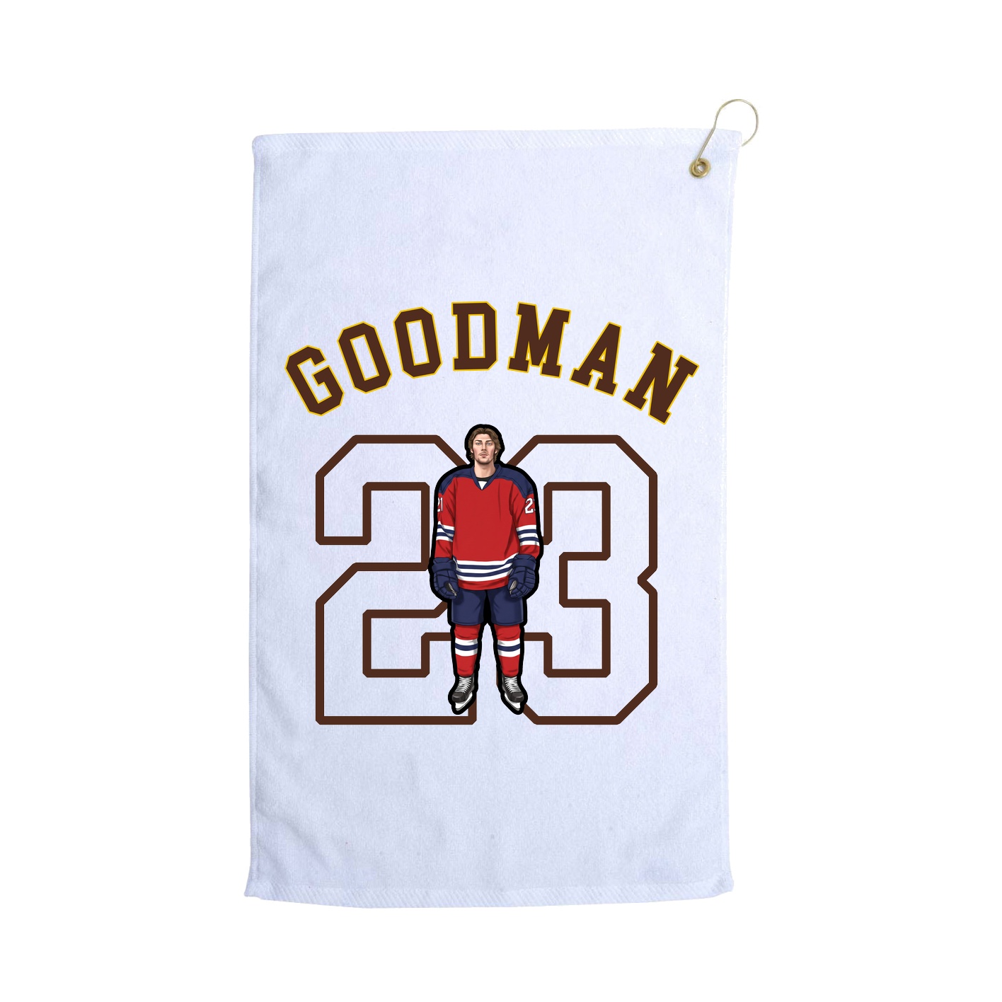 Golf Towel — Shirsey Arch in White