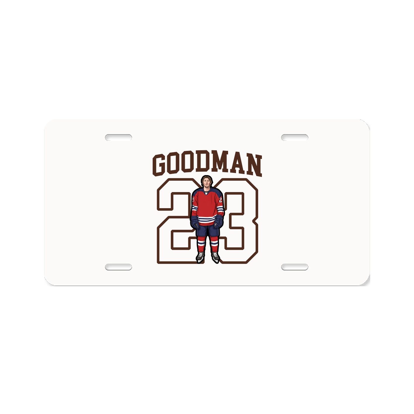 License Plate — Shirsey in Classic