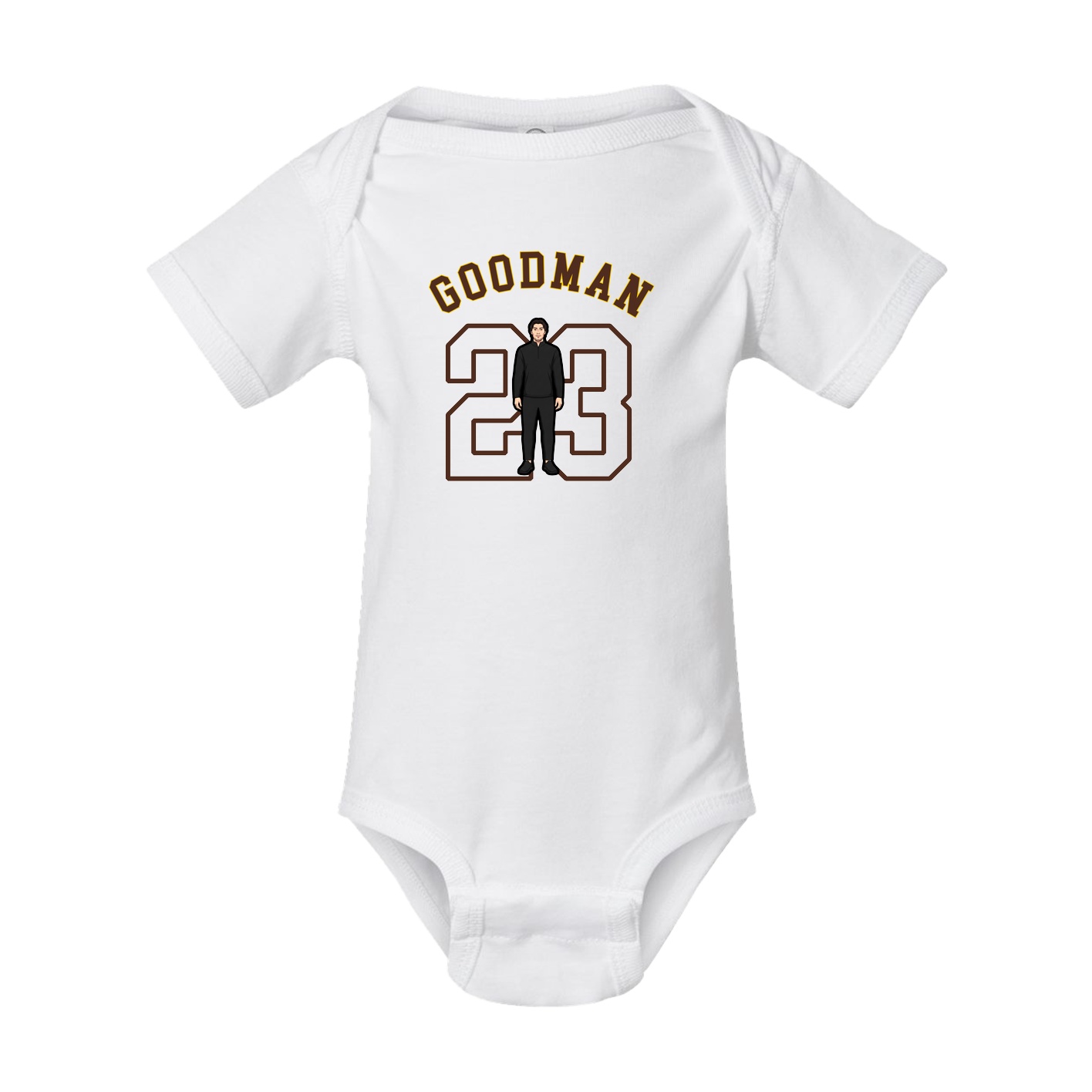 Baby Onesie — Shirsey Arch in White