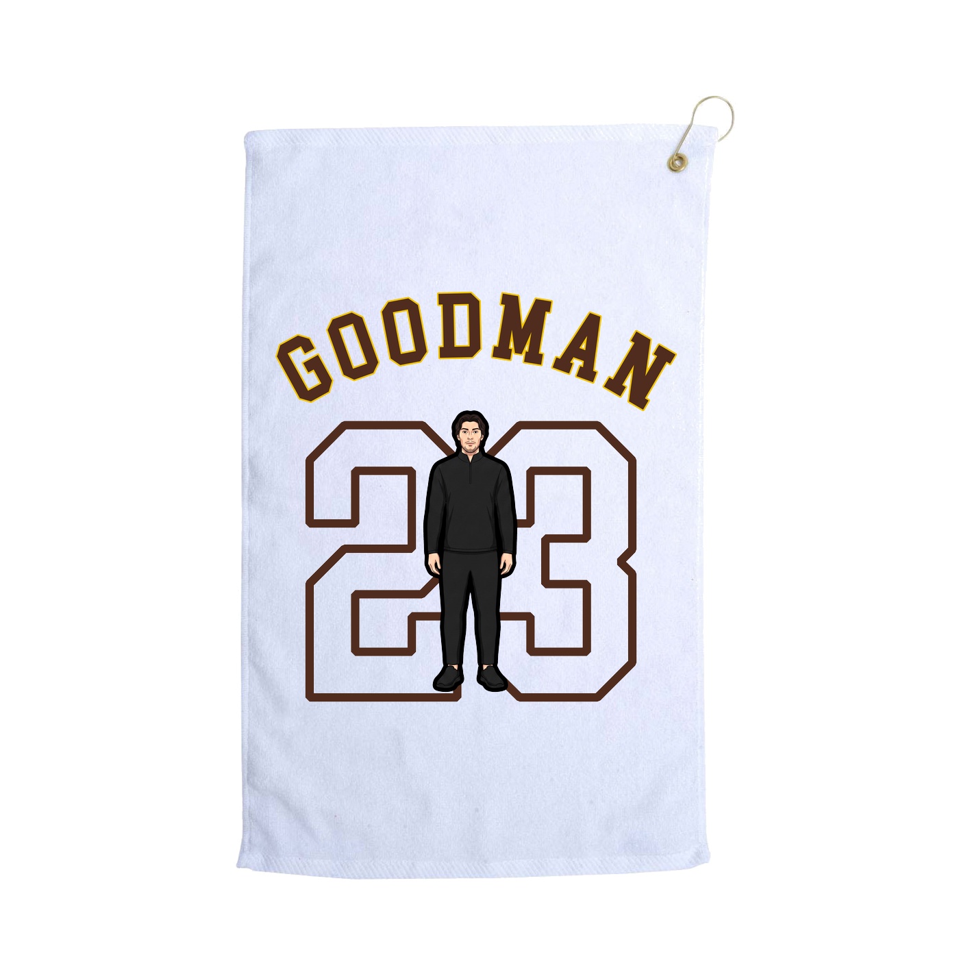 Golf Towel — Shirsey Arch in White