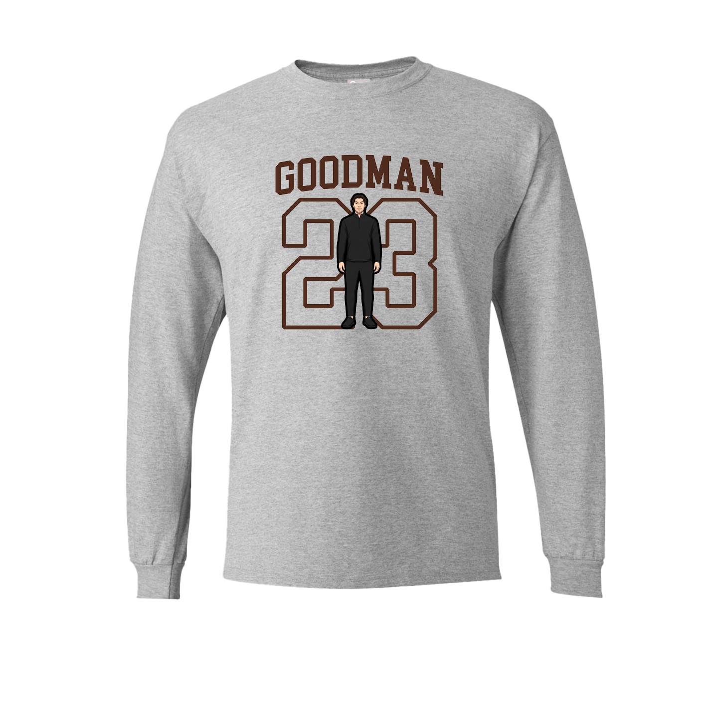 Long Sleeve Tee — Shirsey in Grey