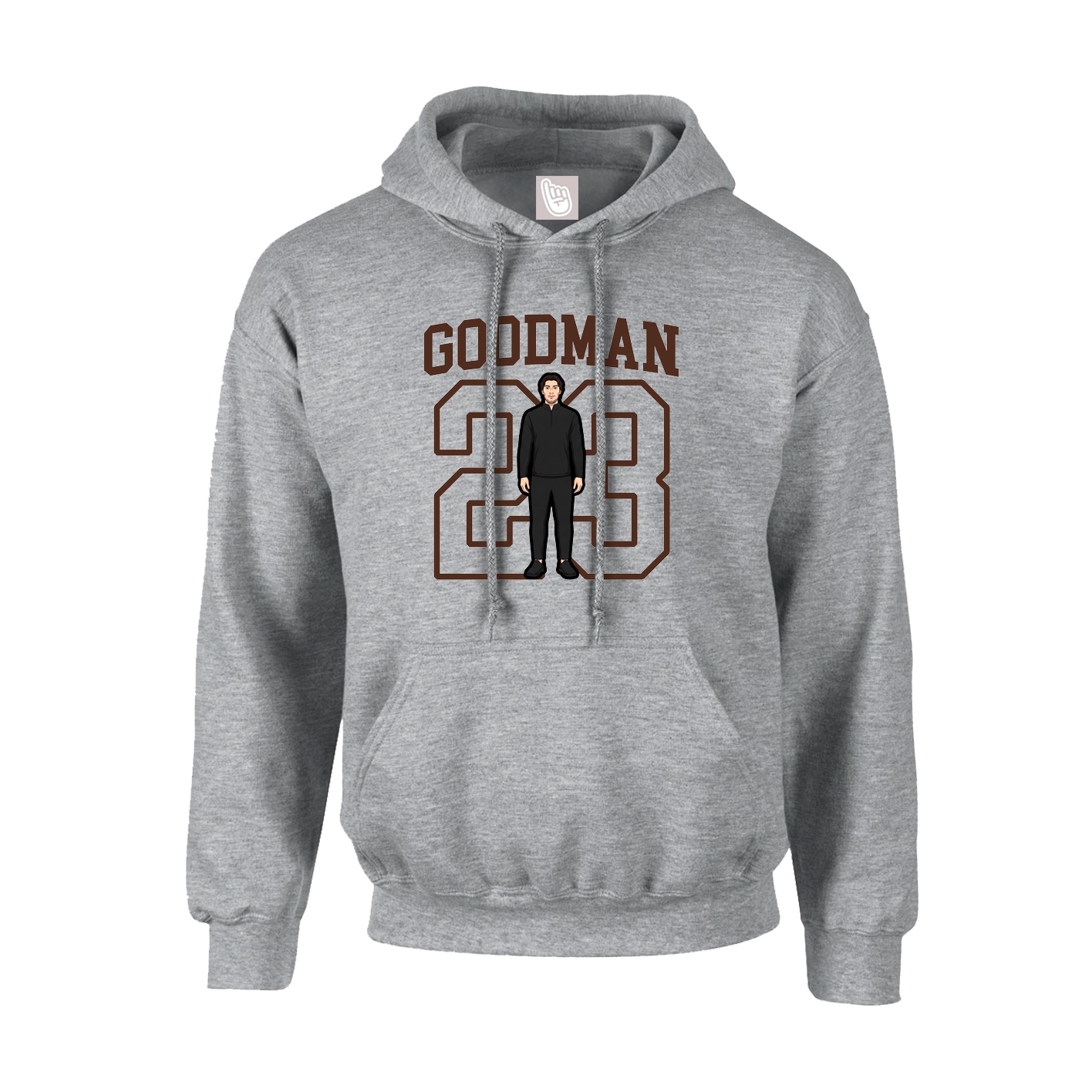Hoodie — Shirsey in Grey