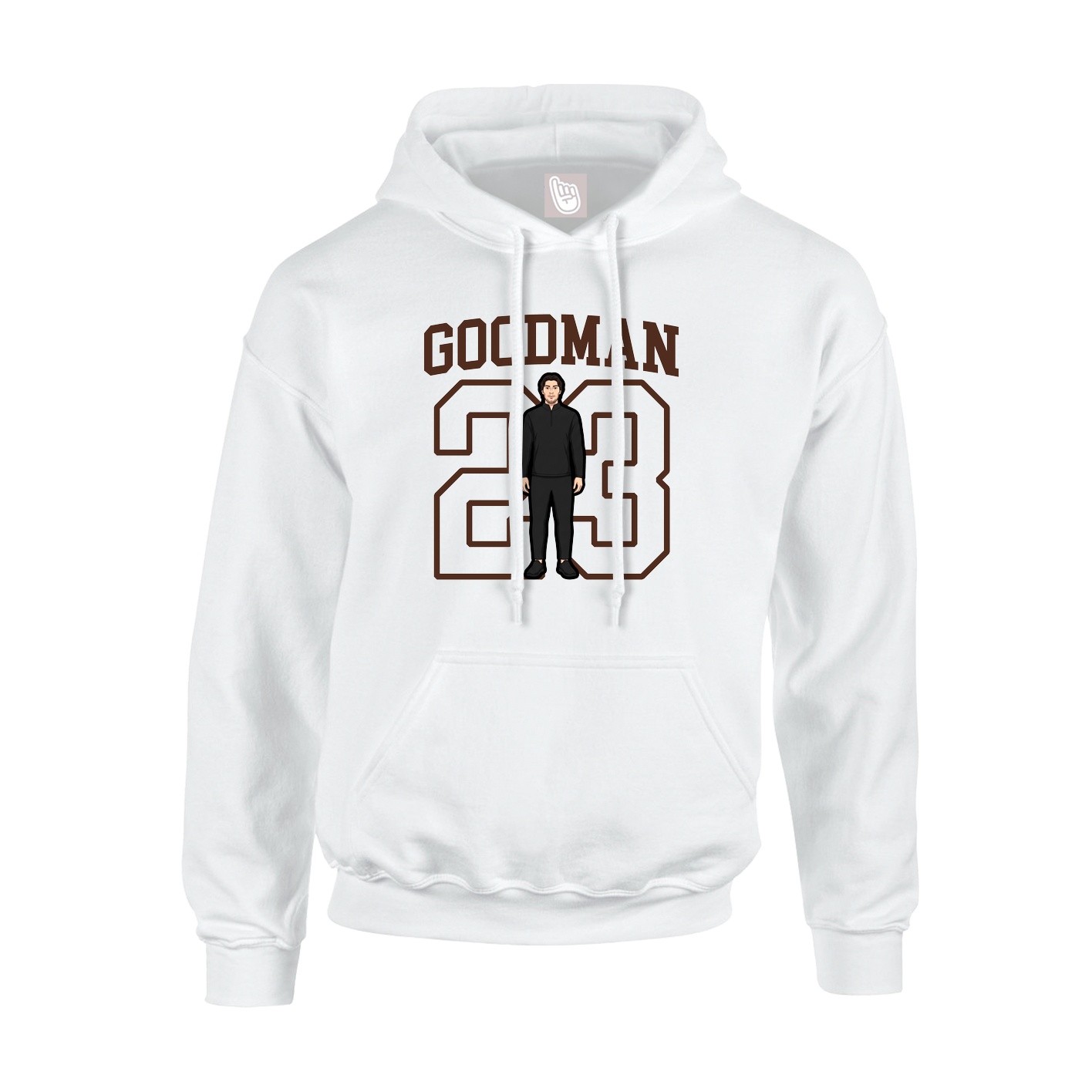 Hoodie — Shirsey in White