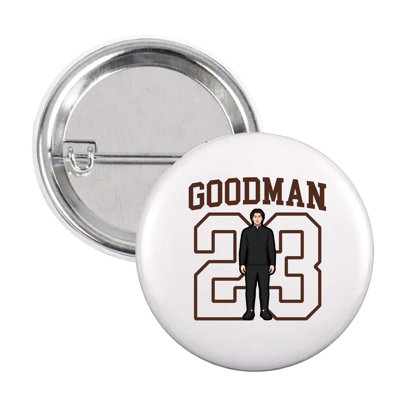 Game Day Button — Shirsey in White