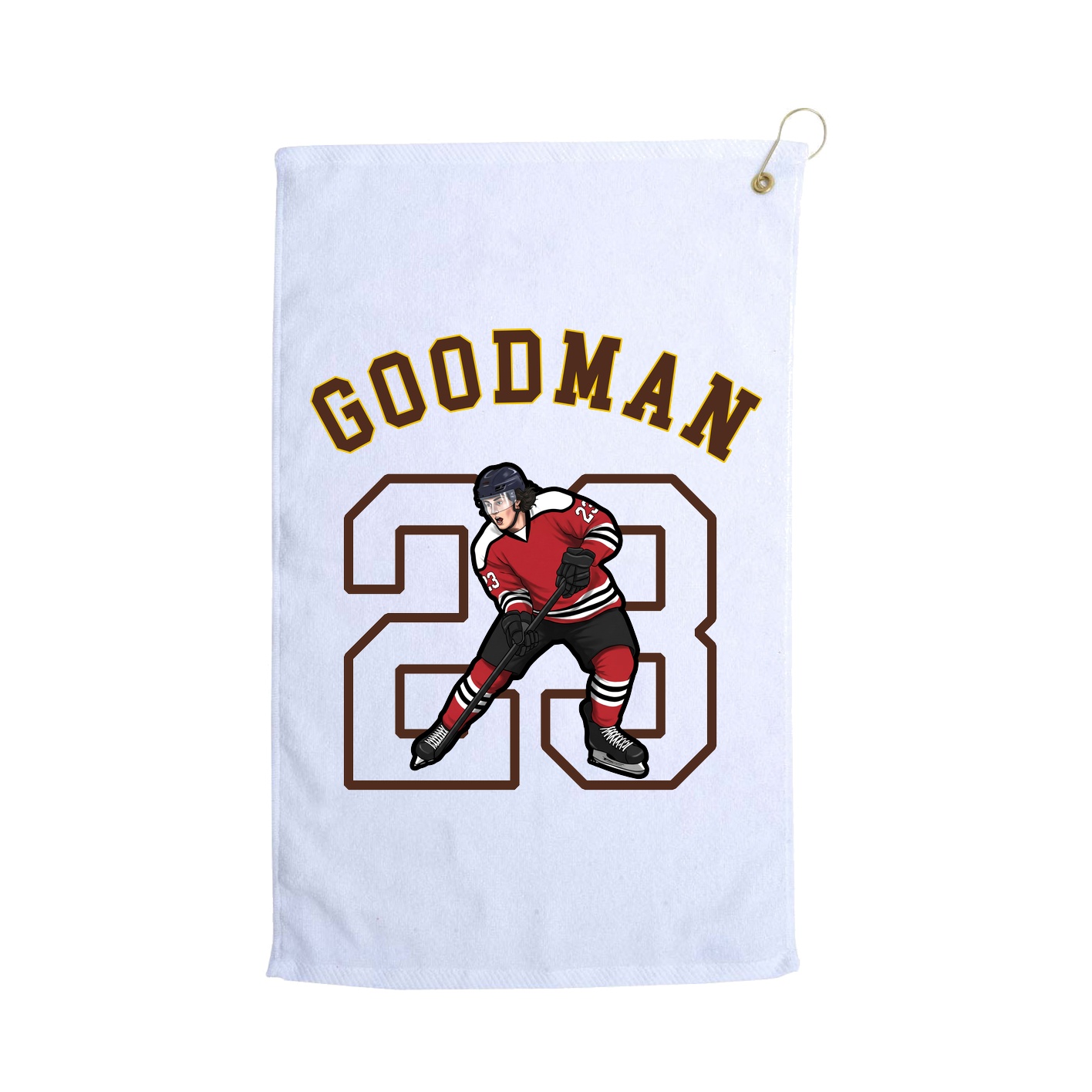 Golf Towel — Shirsey Arch in White