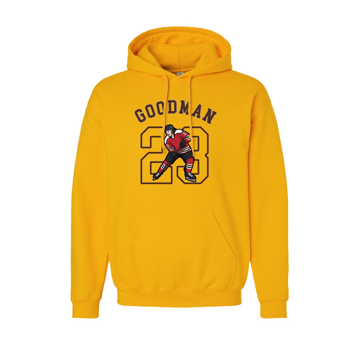 Youth Hoodie — Shirsey Arch in Gold