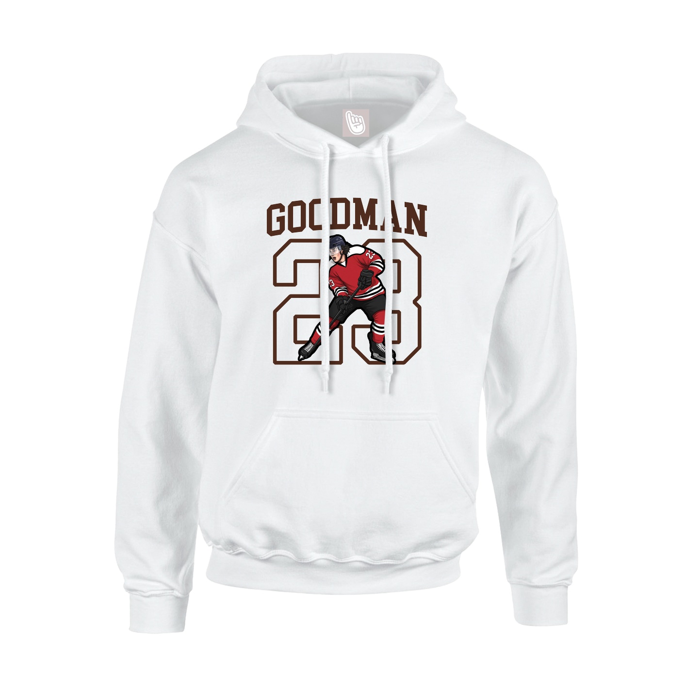Hoodie — Shirsey in White