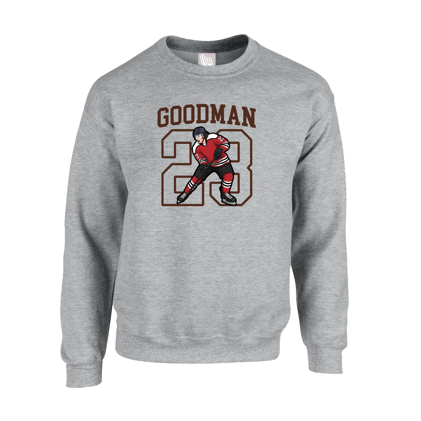Fleece Crew — Shirsey in Grey