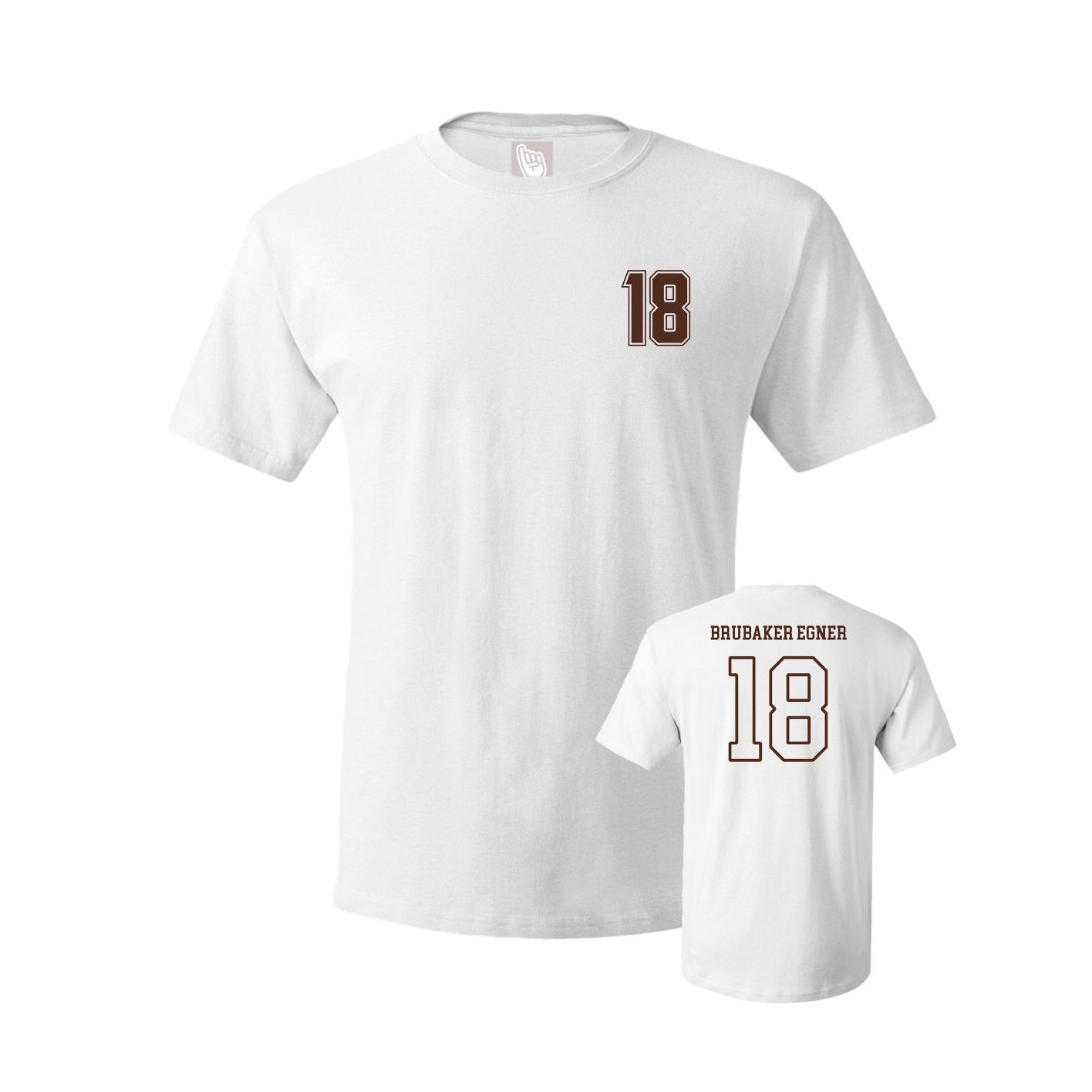 Youth Tee — Chest Back in White