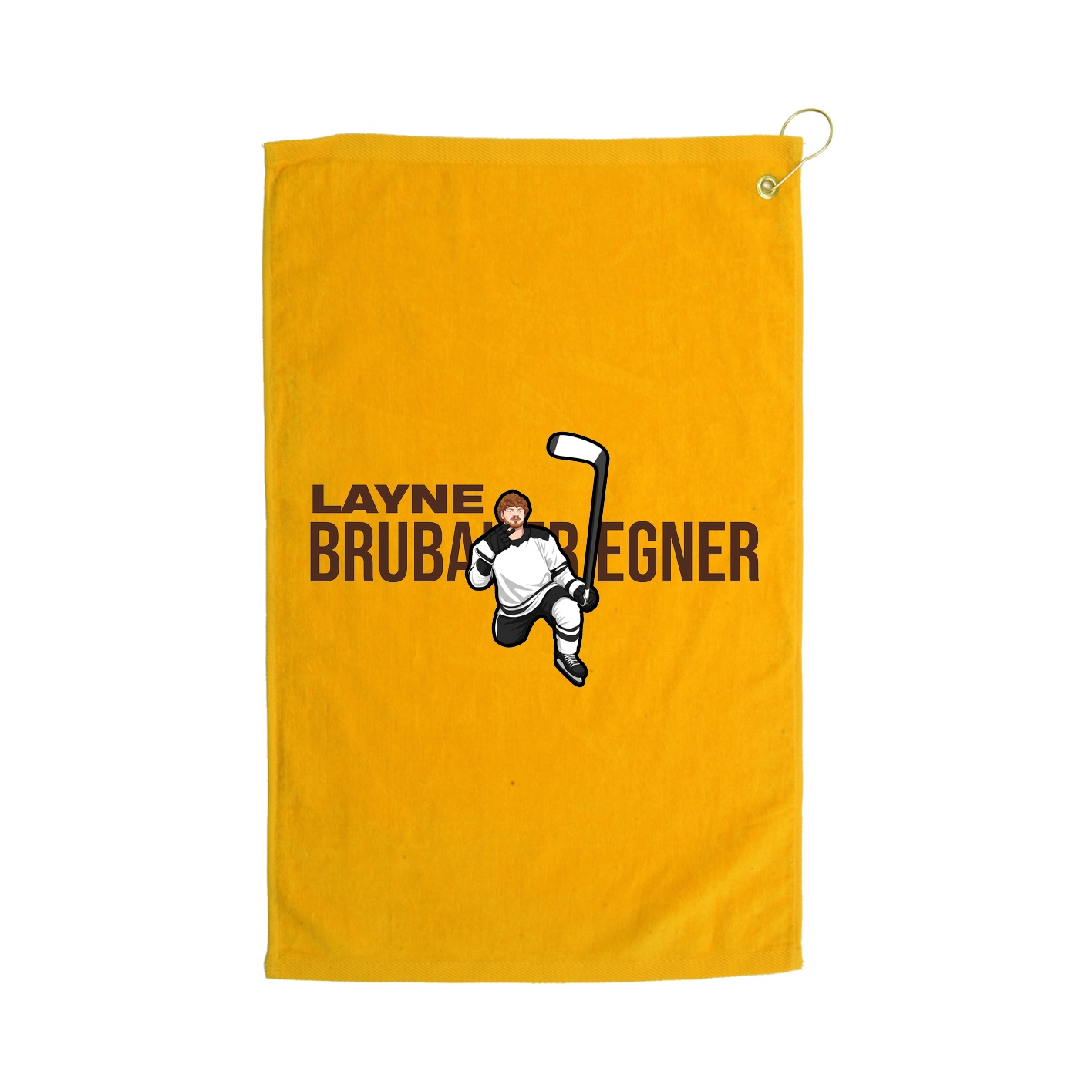 Golf Towel — Player Name in Gold