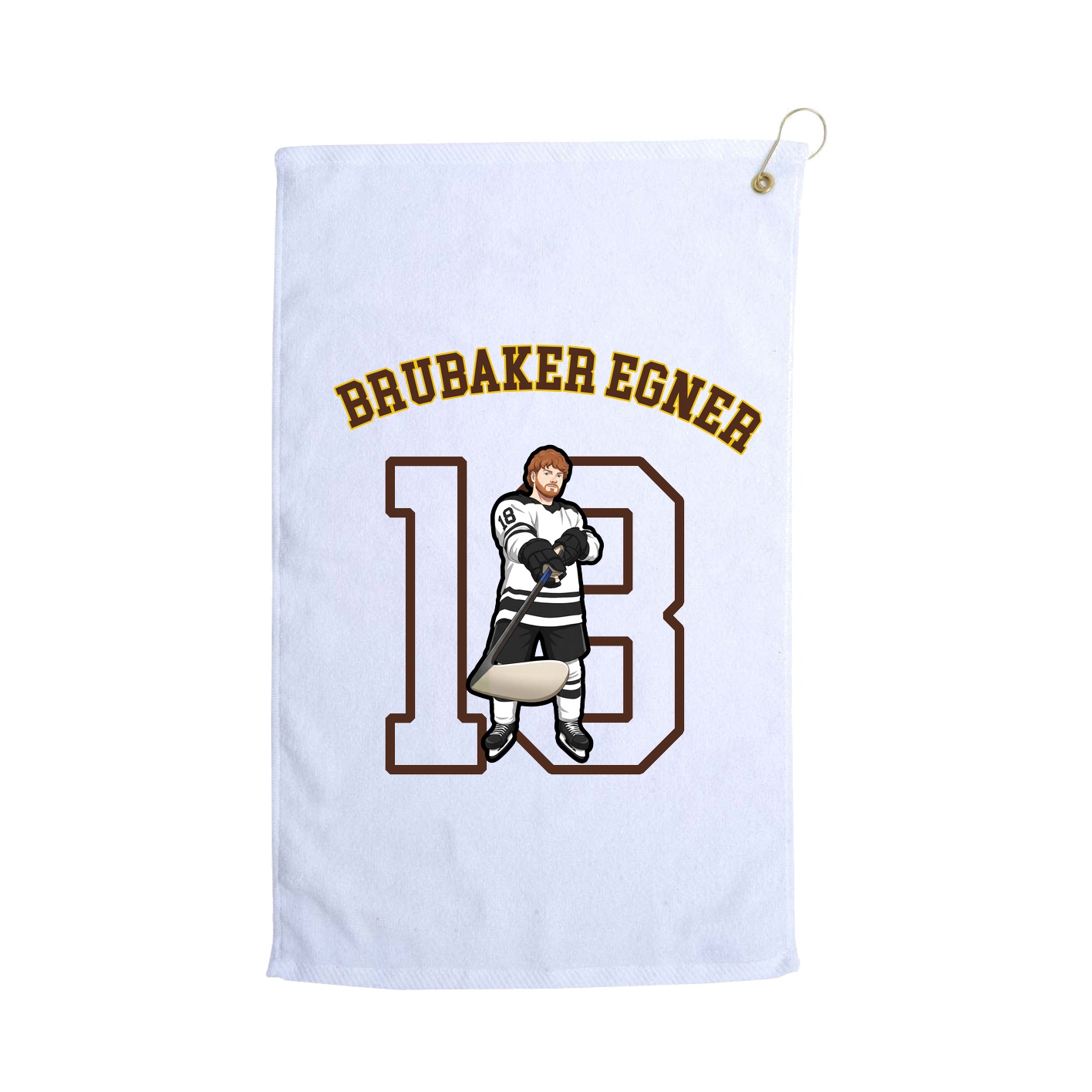 Golf Towel — Shirsey Arch in White