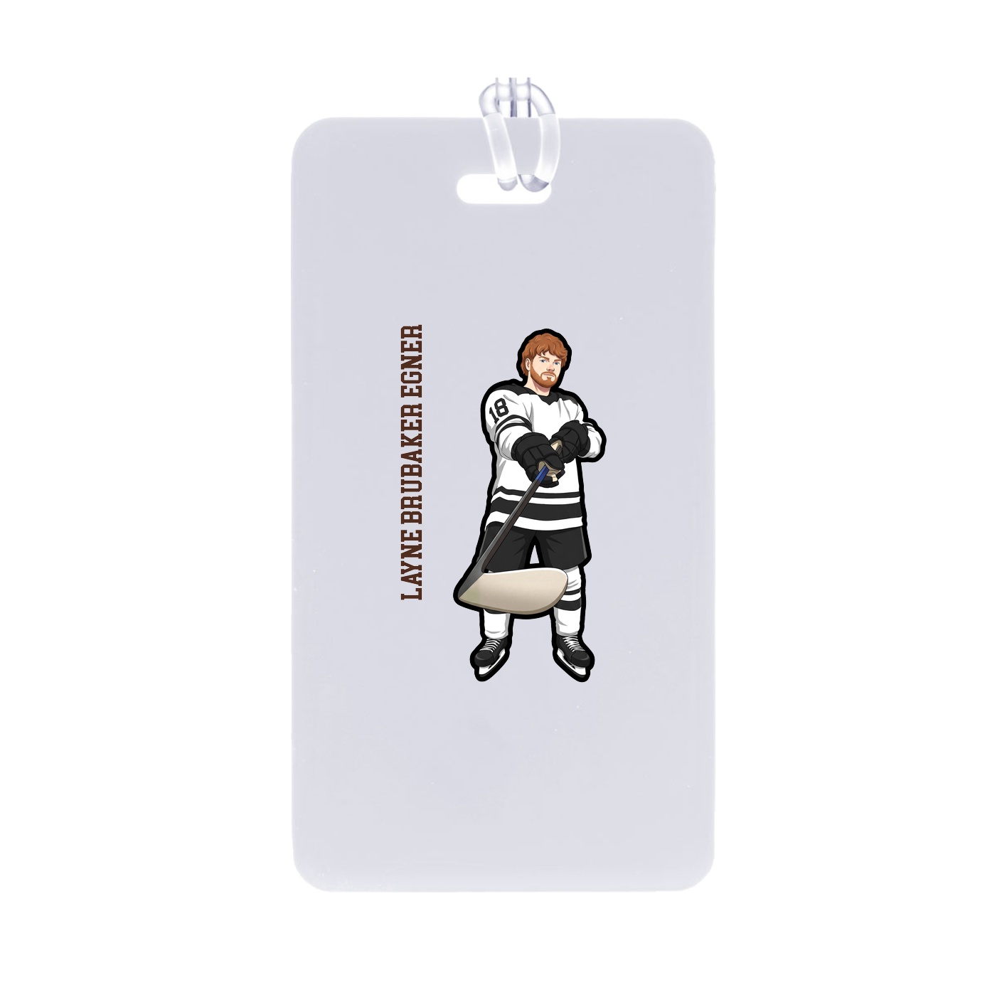Bag Tag — Name Vertical in Classic