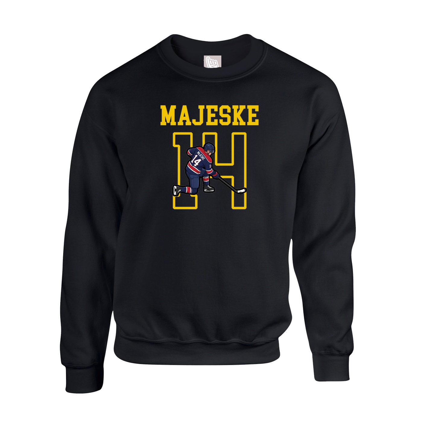 Fleece Crew — Shirsey in Black