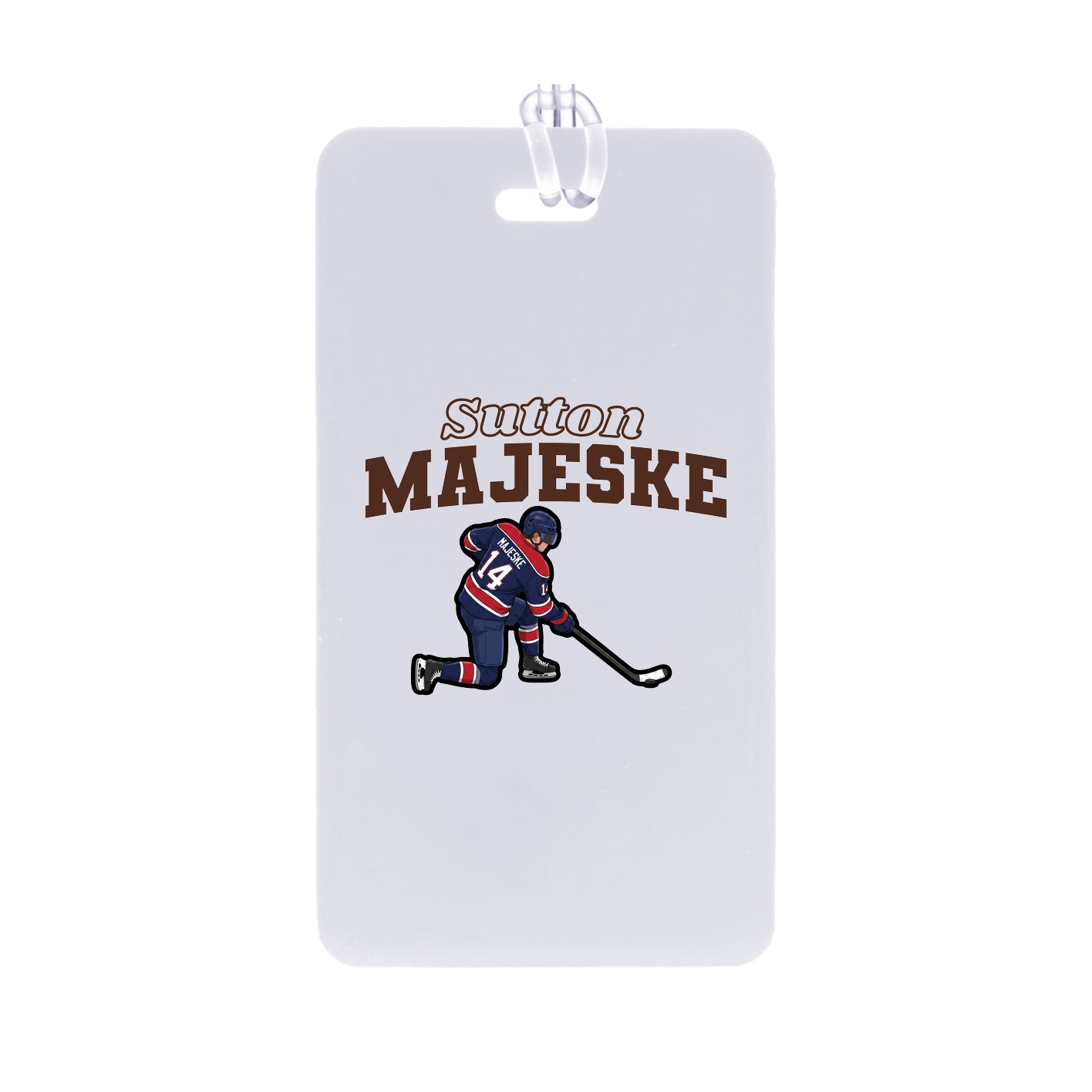 Bag Tag — Name Arch in Classic