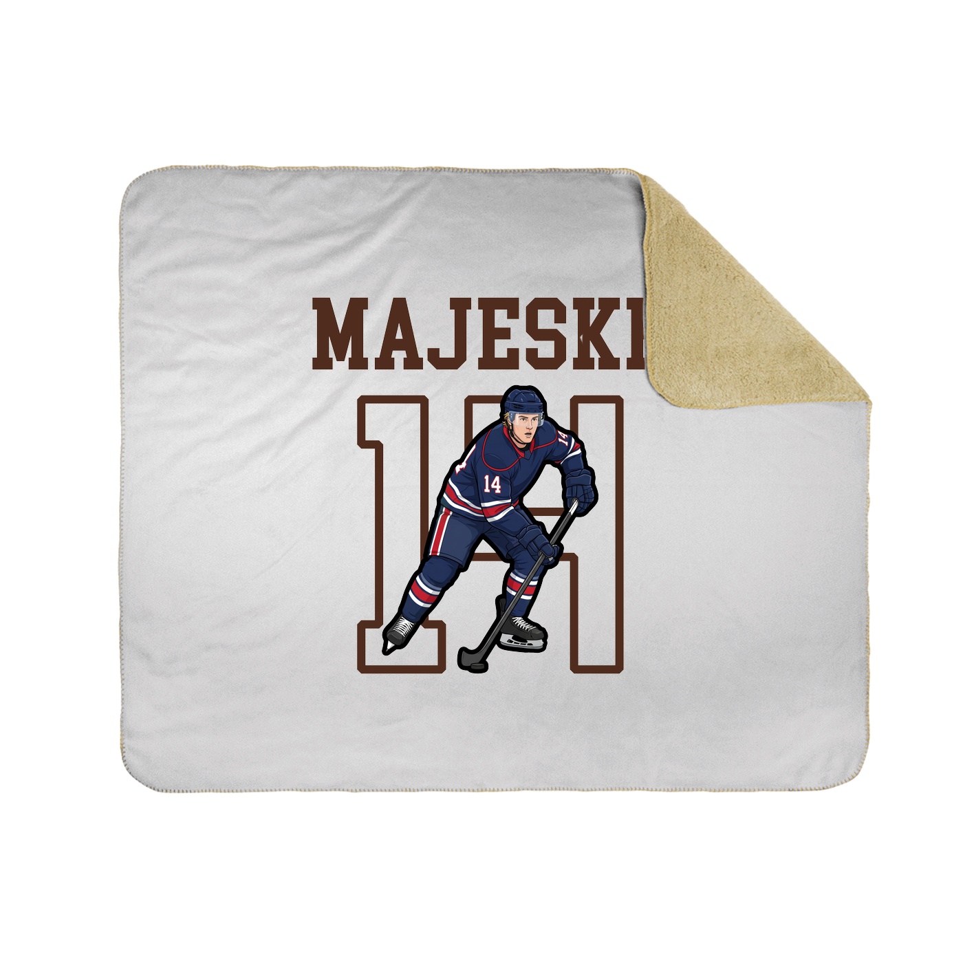 Throw Blanket — Shirsey in White