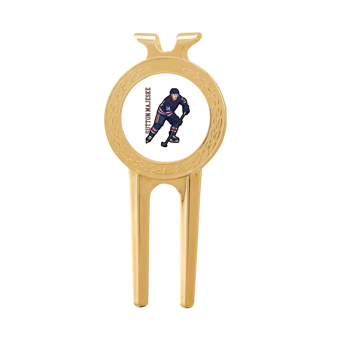 Divot Tool with Ball Marker — Name Vertical in Classic