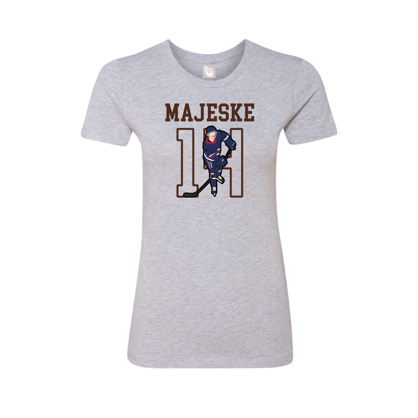 Fitted Women's Tee — Shirsey in Grey