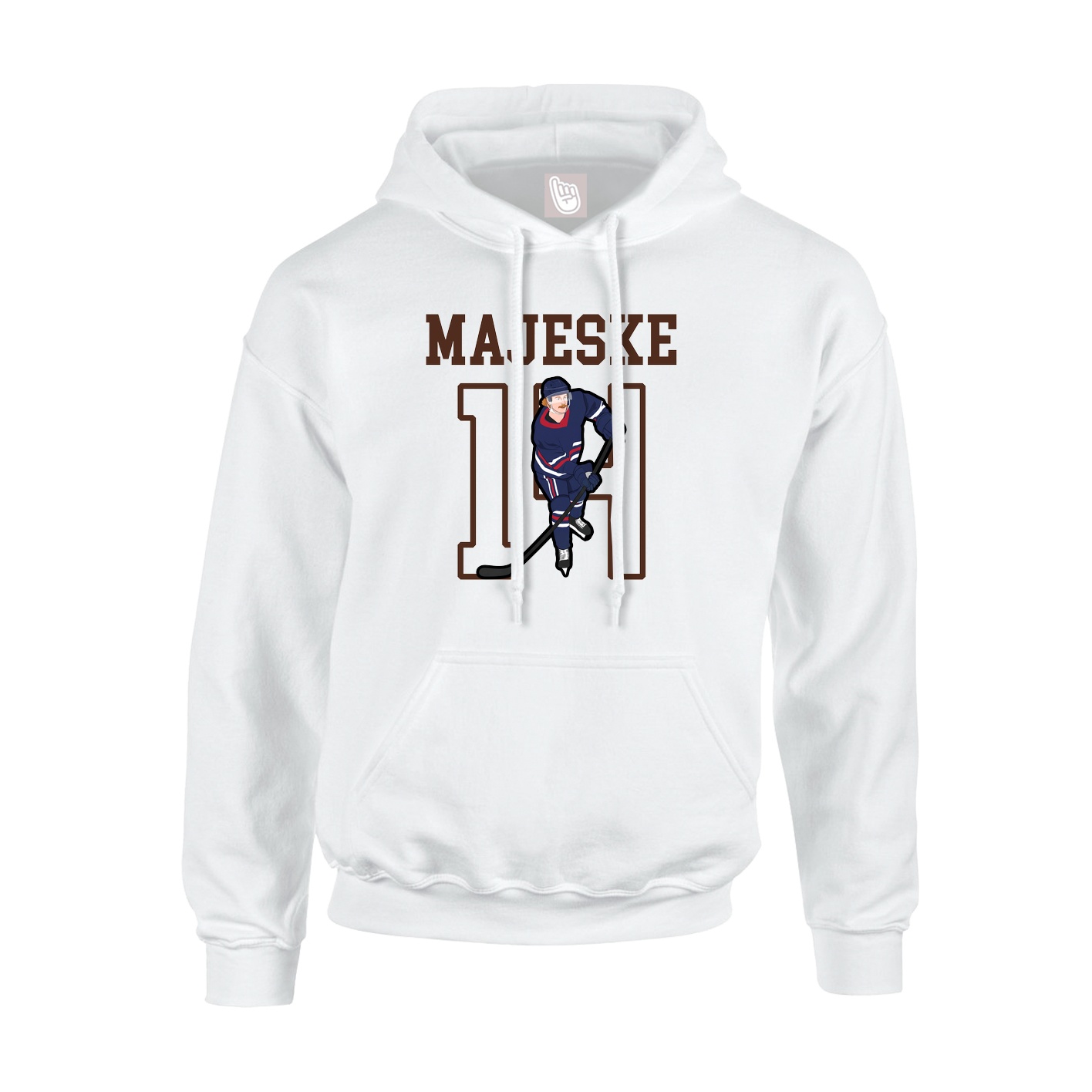 Hoodie — Shirsey in White