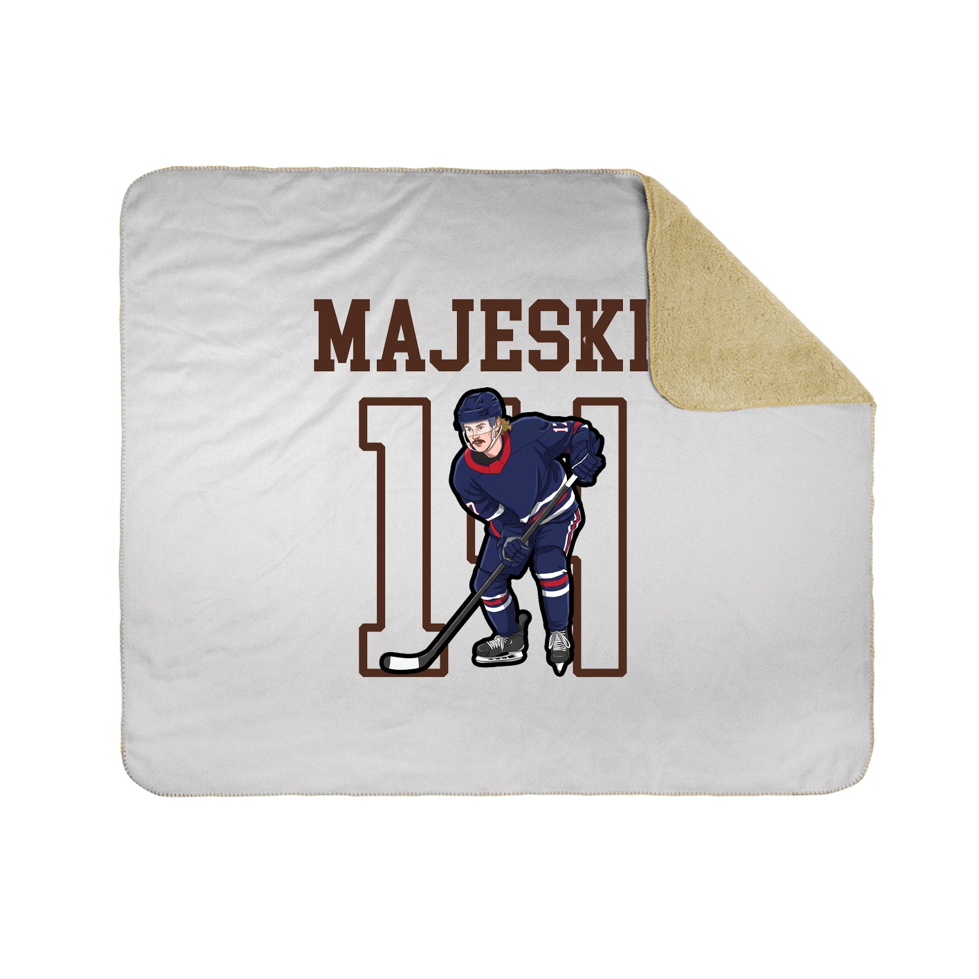 Throw Blanket — Shirsey in White