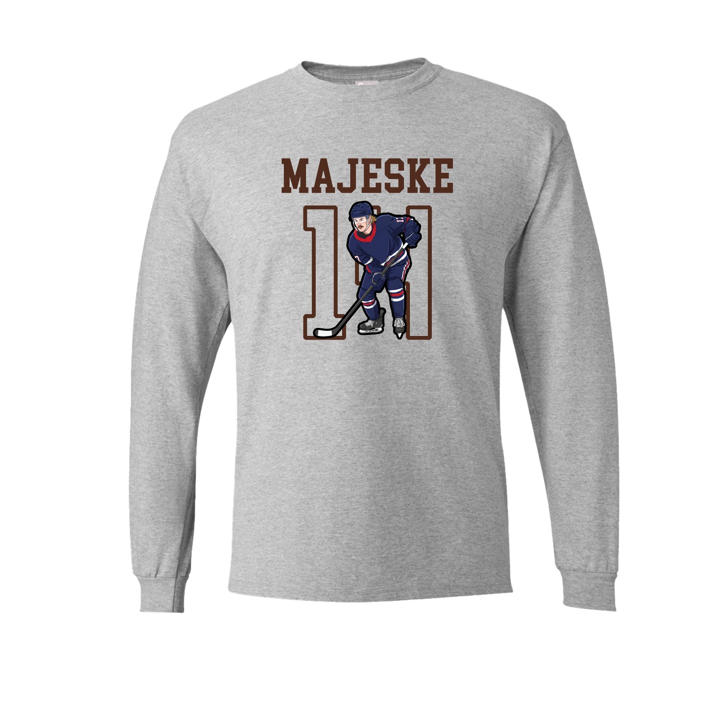 Long Sleeve Tee — Shirsey in Grey