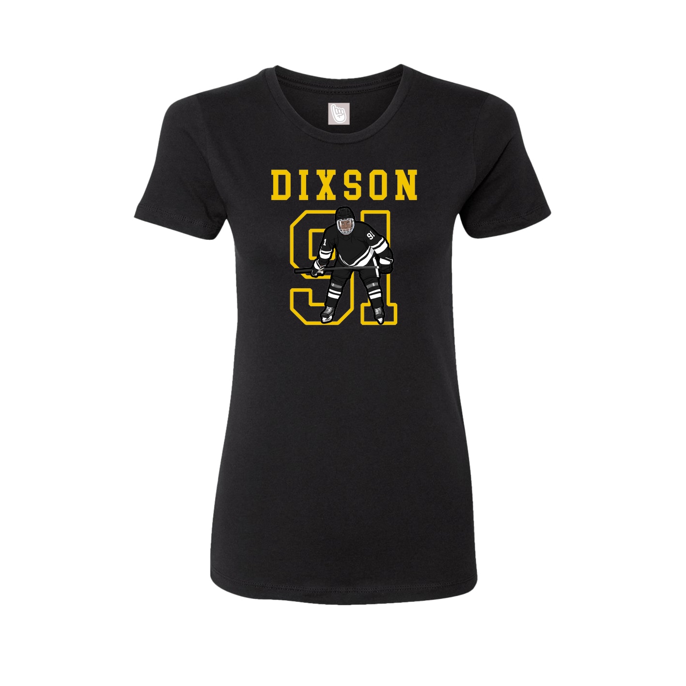 Fitted Women's Tee — Shirsey in Black
