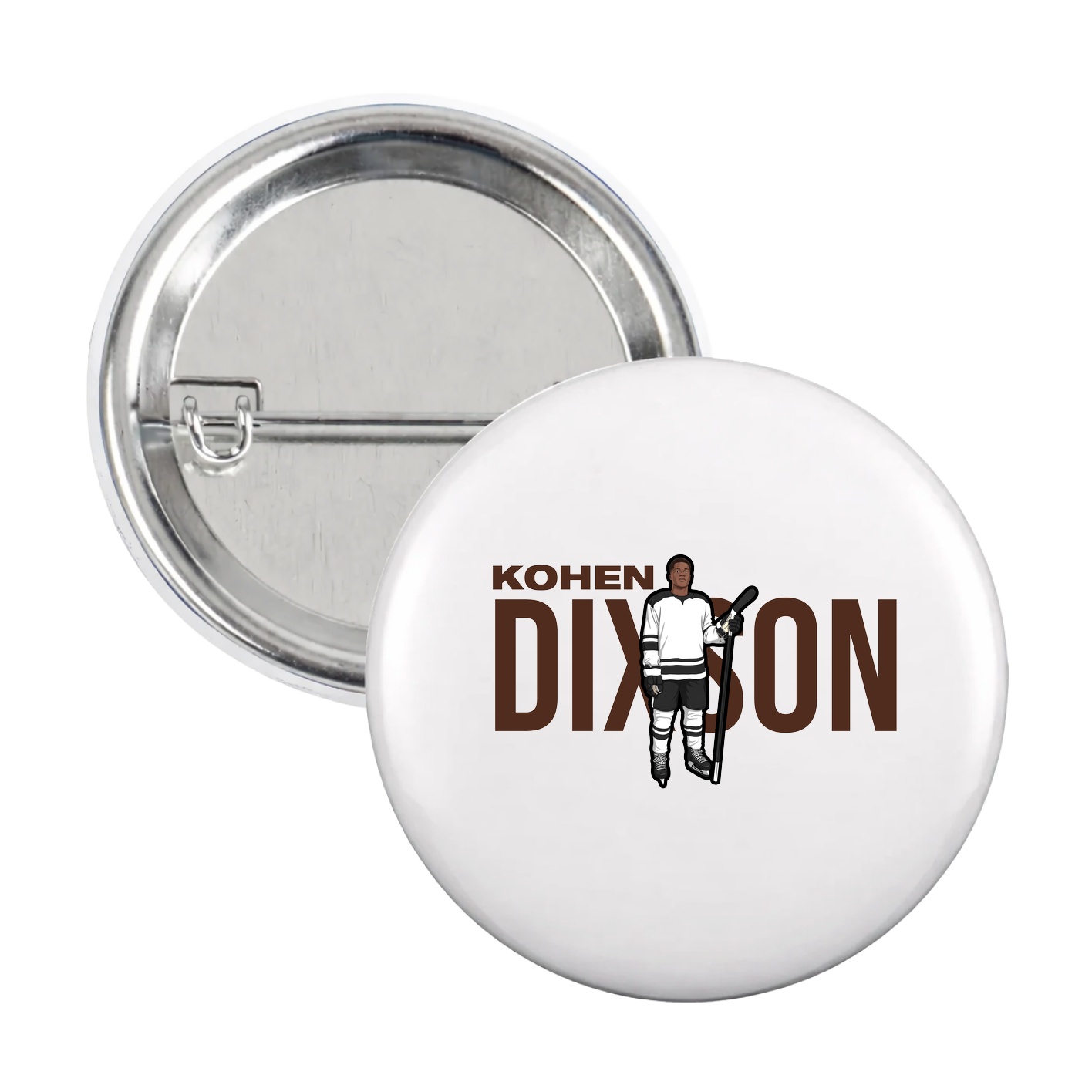 Game Day Button — Player Name in White